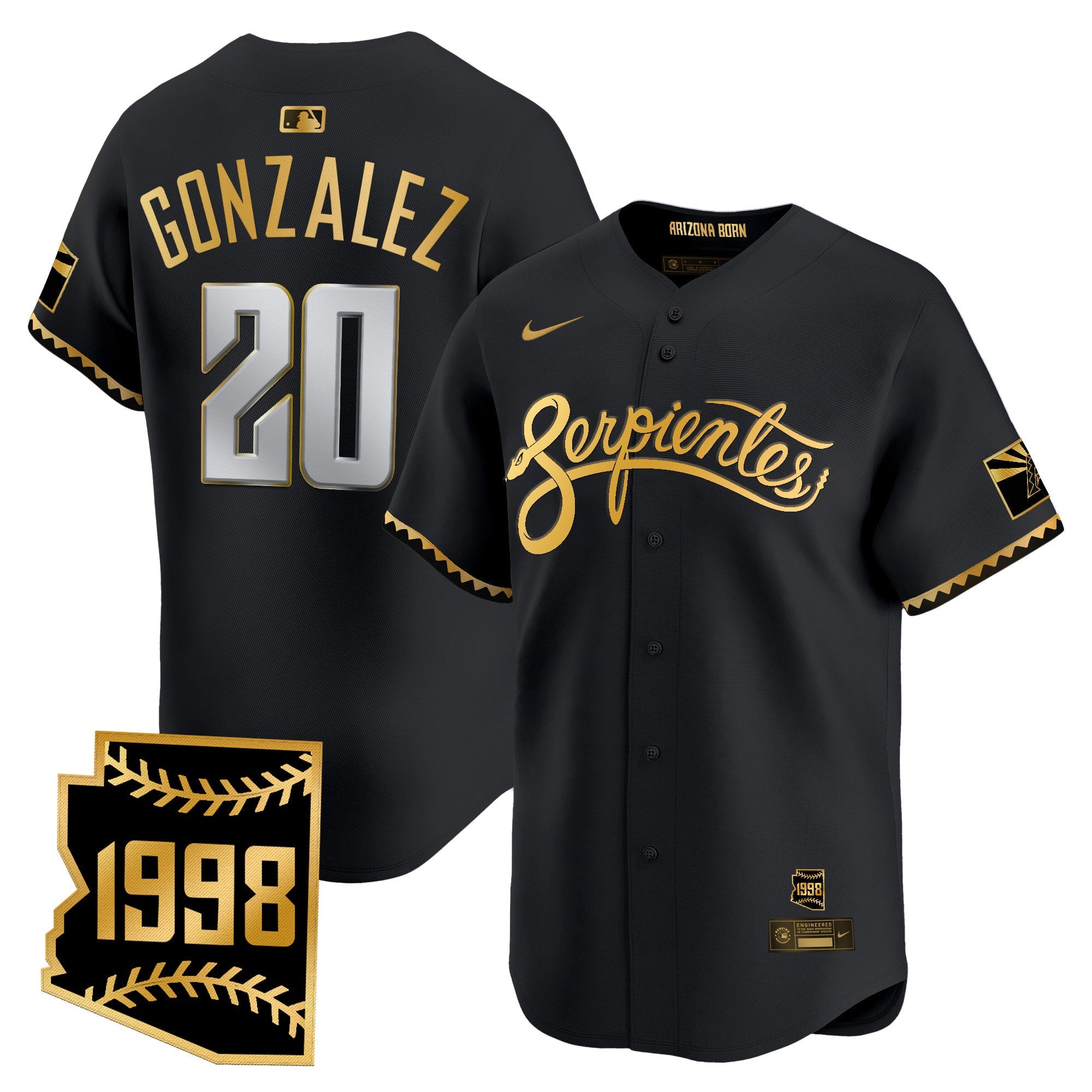 Men’s Arizona 2025 City Connect Vapor Premier Limited Jersey V2 – Stitched