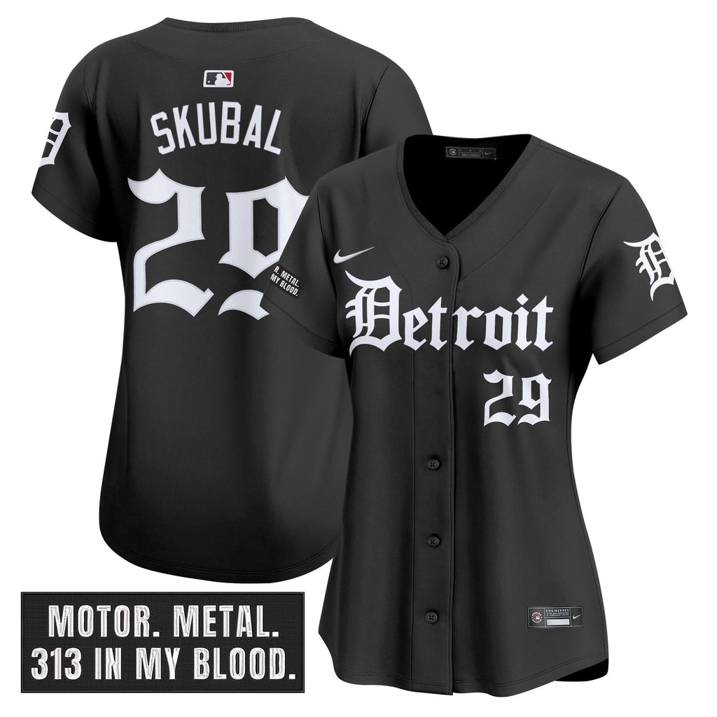 Women’s Detroit ‘Motor Gothic Edition’ Vapor Premier Limited Jersey