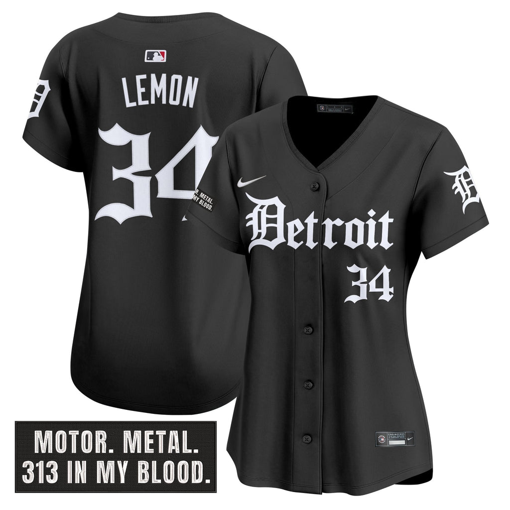 Women’s Detroit ‘Motor Gothic Edition’ Vapor Premier Limited Jersey