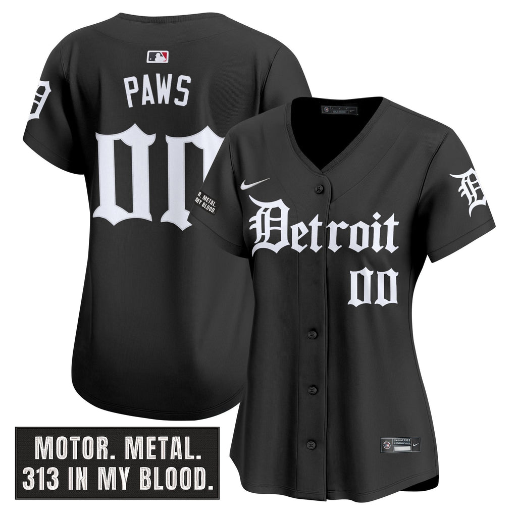 Women’s Detroit ‘Motor Gothic Edition’ Vapor Premier Limited Jersey