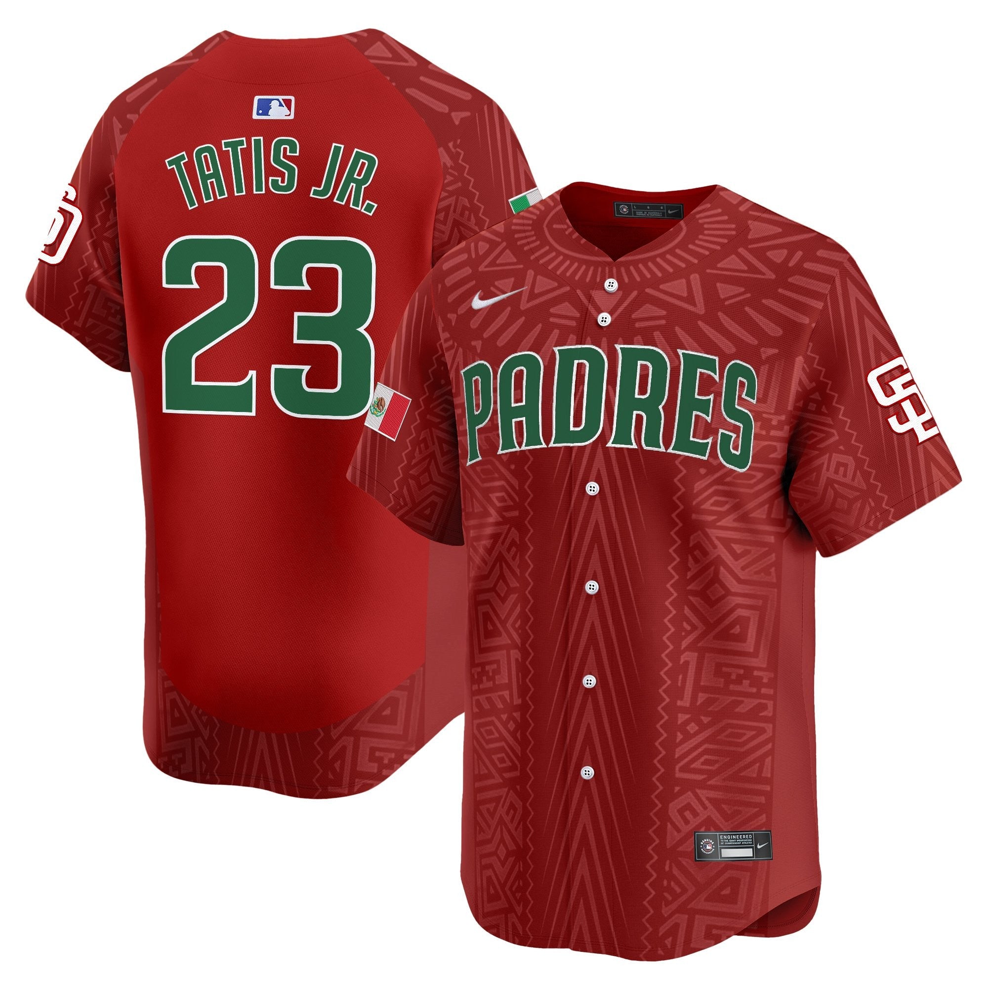 Men’s San Diego 2025 Mexican Heritage Vapor Premier Limited Jersey – Stitched