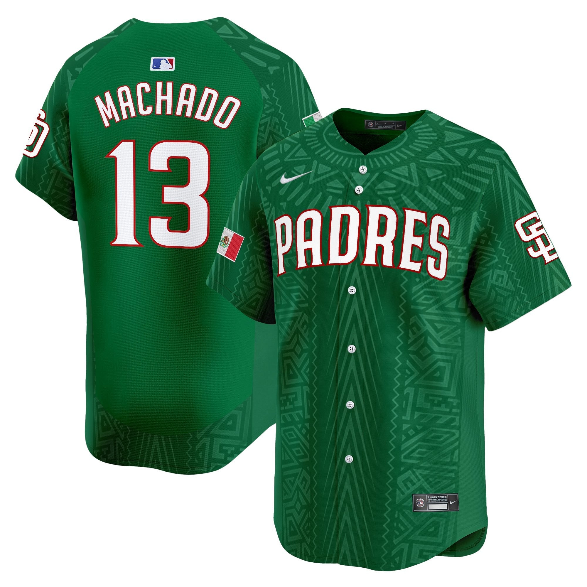 Men’s San Diego 2025 Mexican Heritage Vapor Premier Limited Jersey – Stitched
