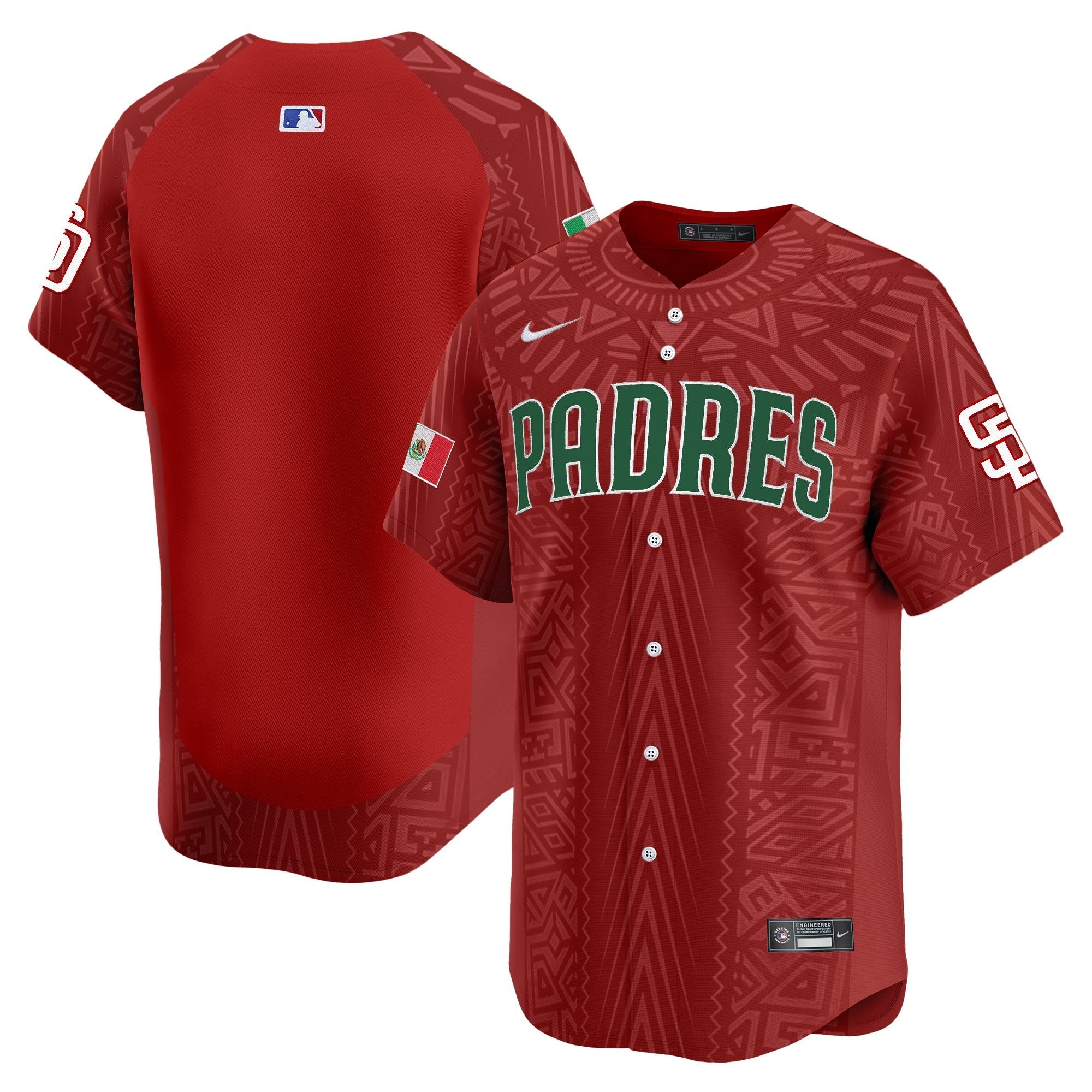Men’s San Diego 2025 Mexican Heritage Vapor Premier Limited Jersey – Stitched