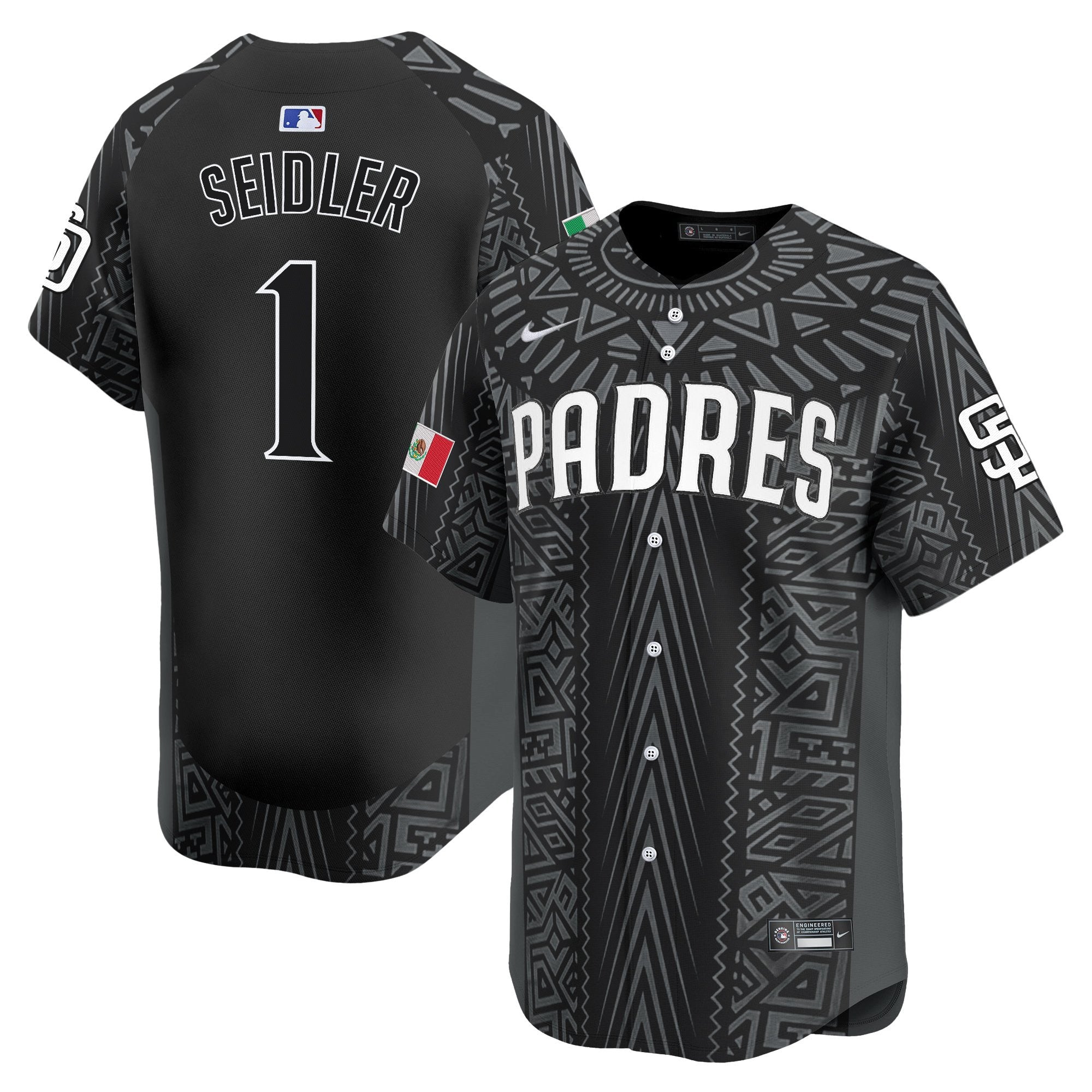Men’s San Diego 2025 Mexican Heritage Vapor Premier Limited Jersey – Stitched
