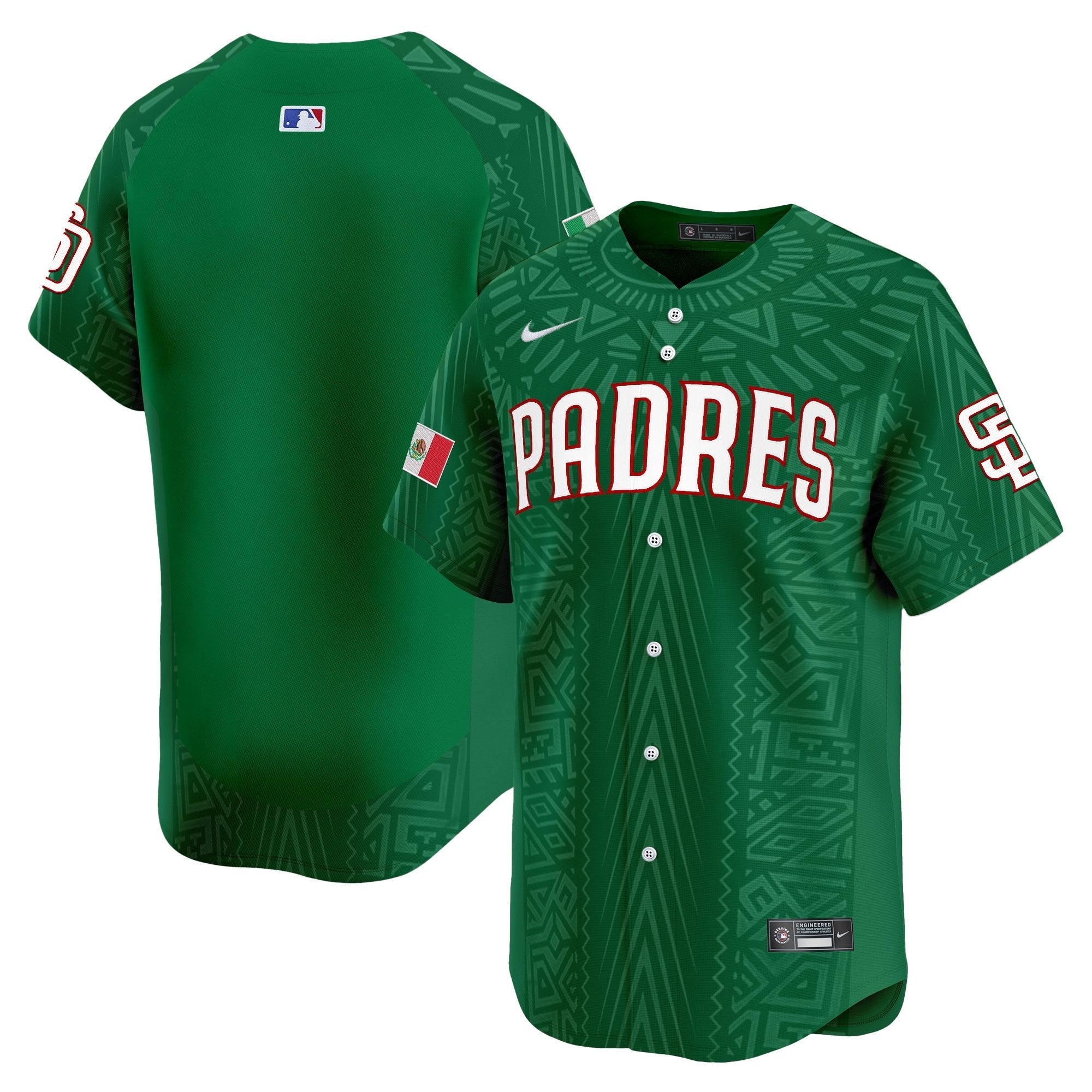 Men’s San Diego 2025 Mexican Heritage Vapor Premier Limited Jersey – Stitched
