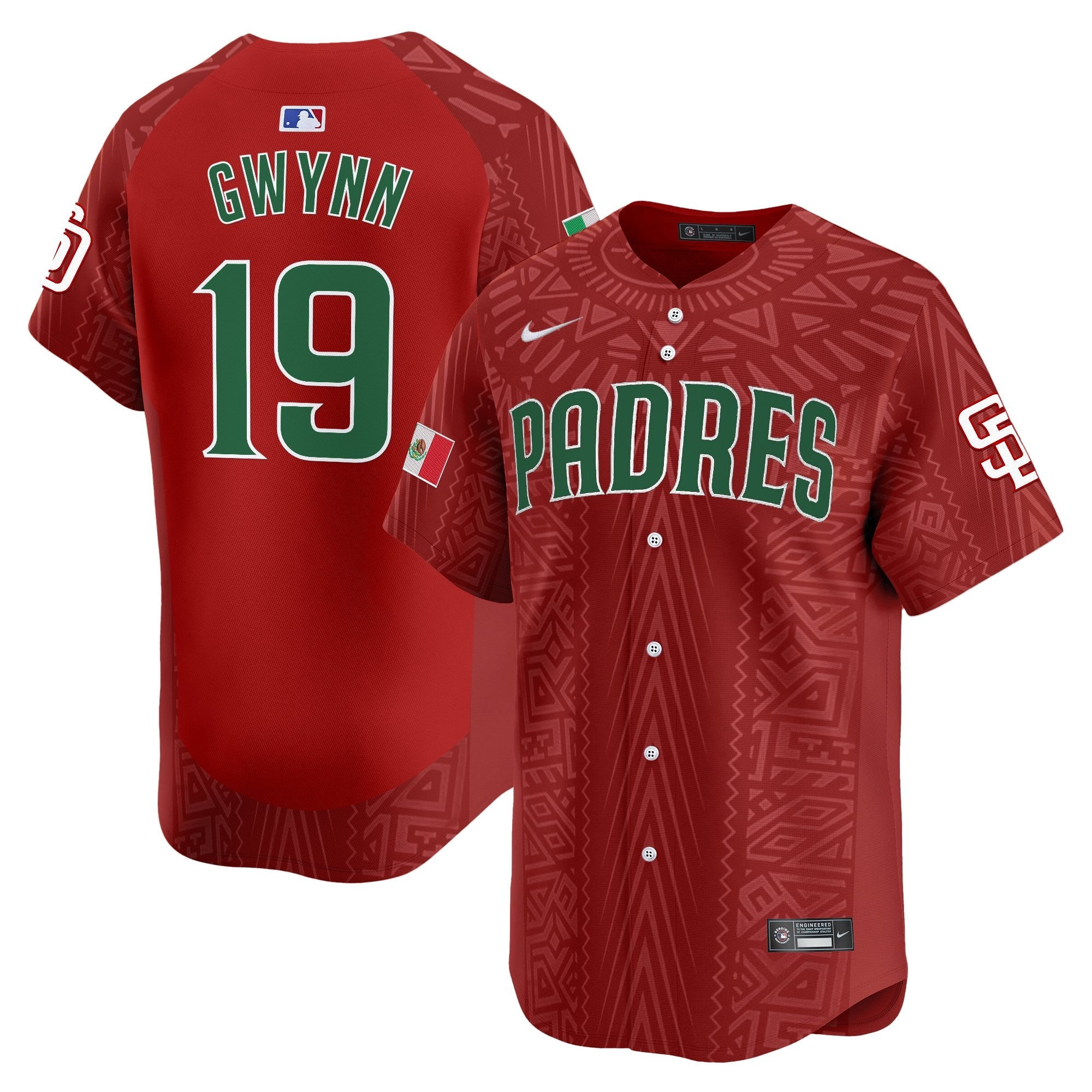 Men’s San Diego 2025 Mexican Heritage Vapor Premier Limited Jersey – Stitched
