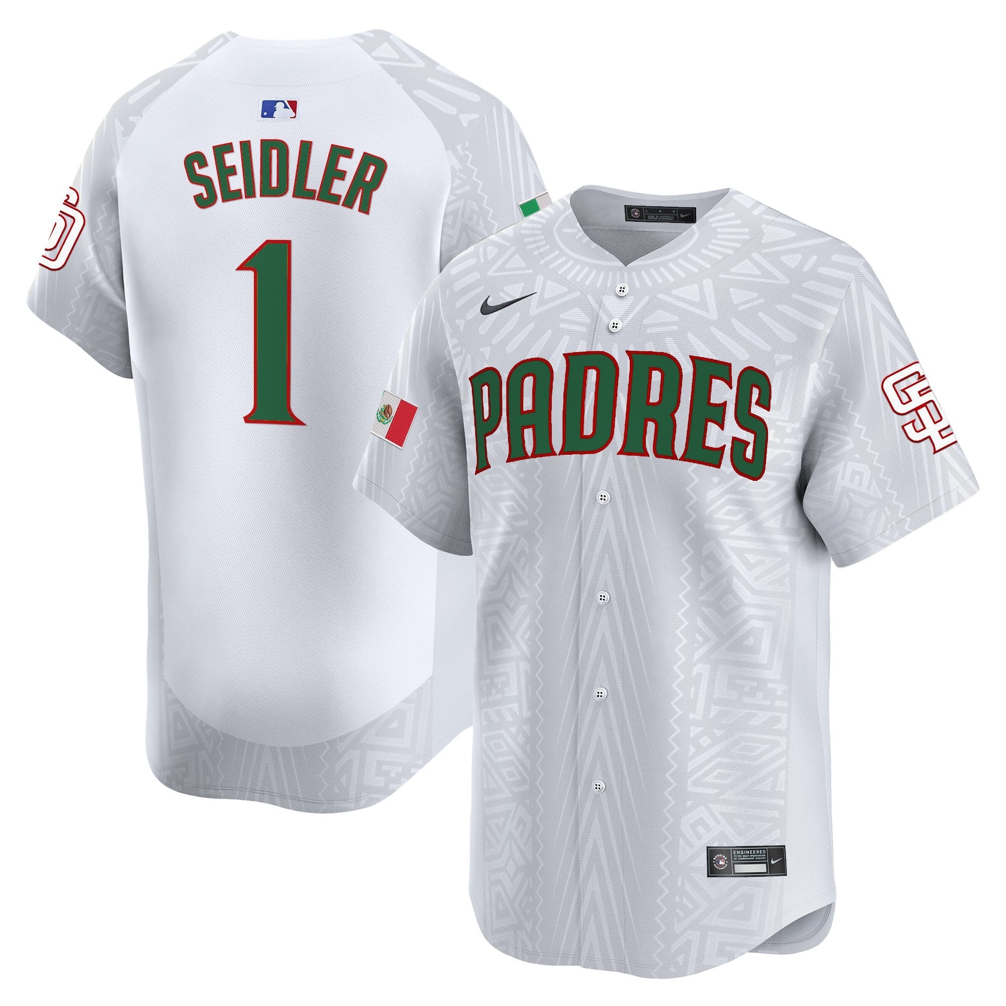 Men’s San Diego 2025 Mexican Heritage Vapor Premier Limited Jersey – Stitched