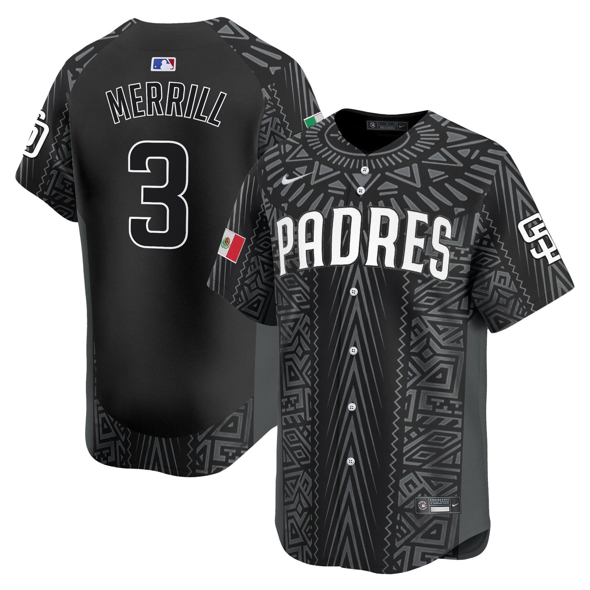 Men’s San Diego 2025 Mexican Heritage Vapor Premier Limited Jersey – Stitched