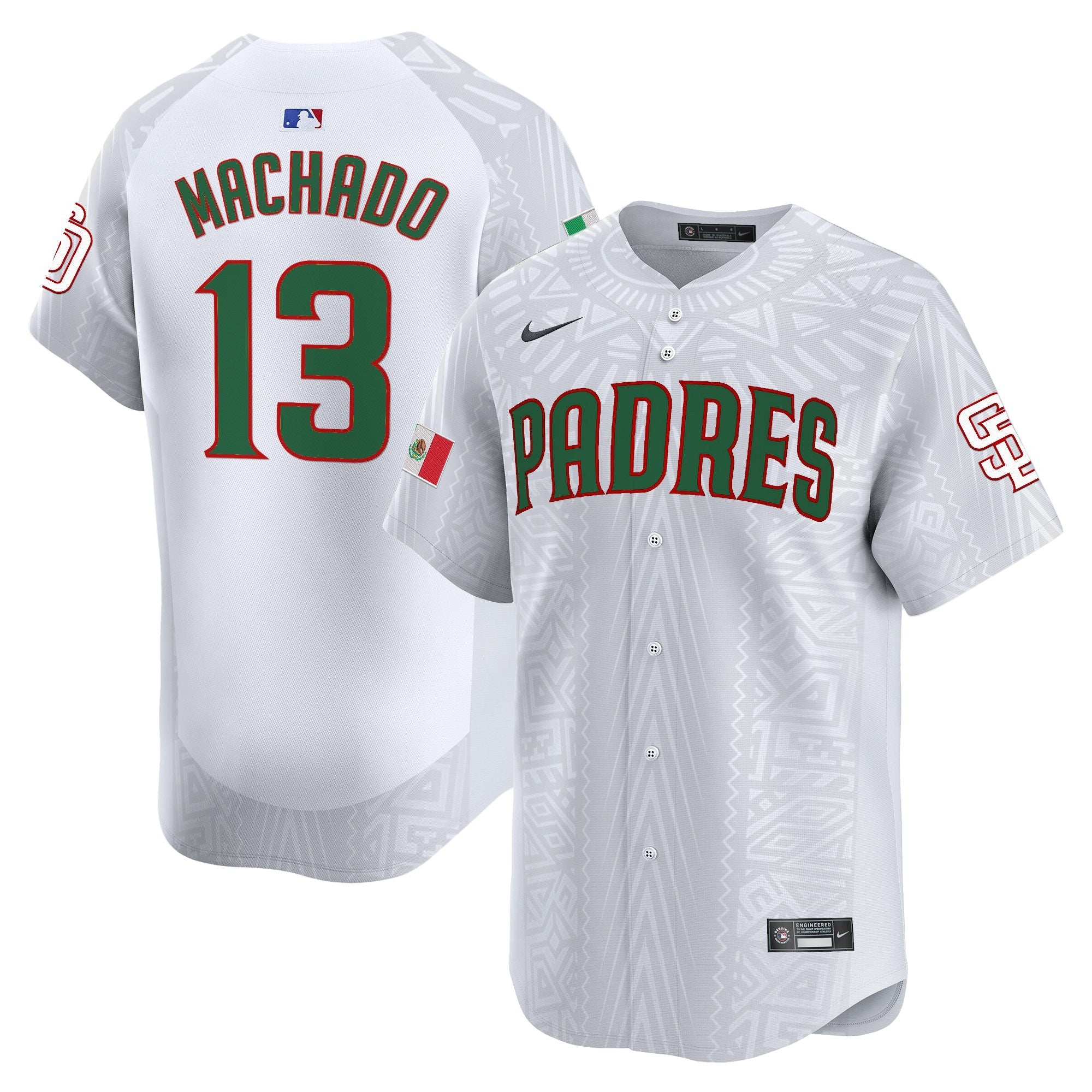 Men’s San Diego 2025 Mexican Heritage Vapor Premier Limited Jersey – Stitched