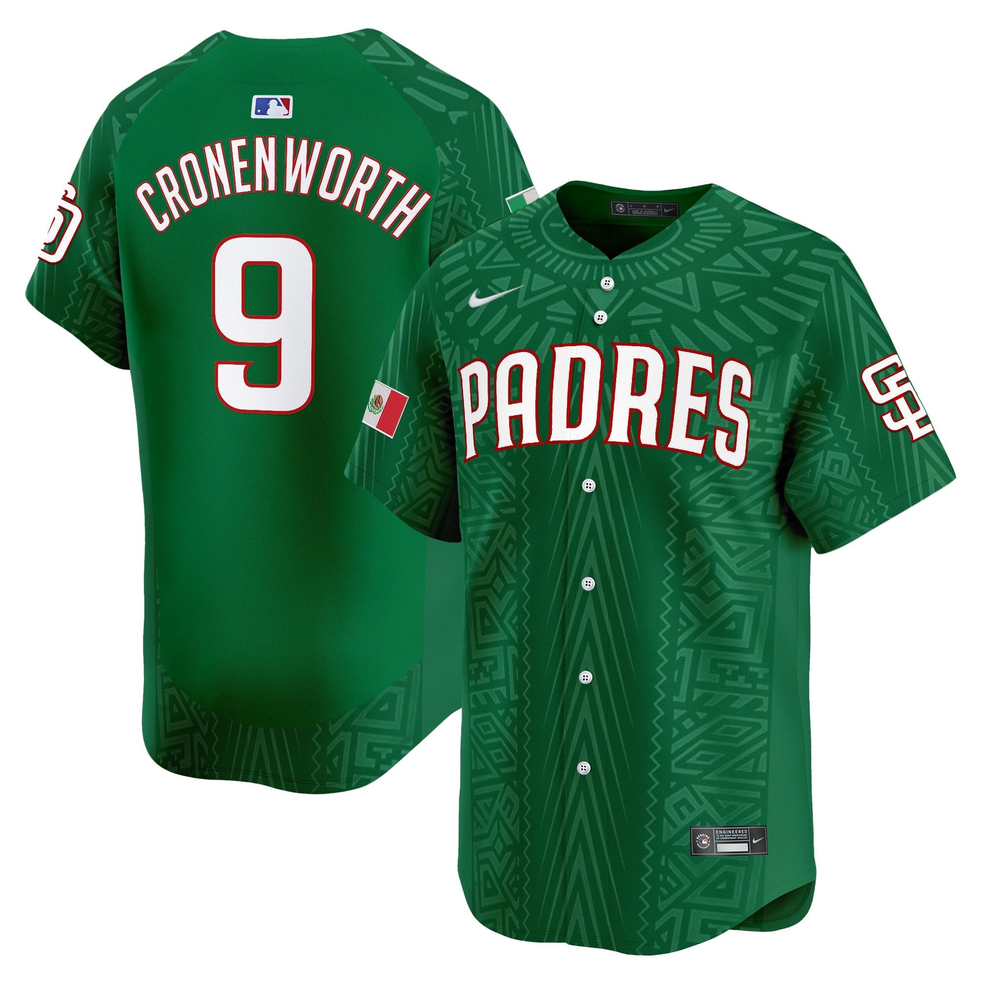 Men’s San Diego 2025 Mexican Heritage Vapor Premier Limited Jersey – Stitched