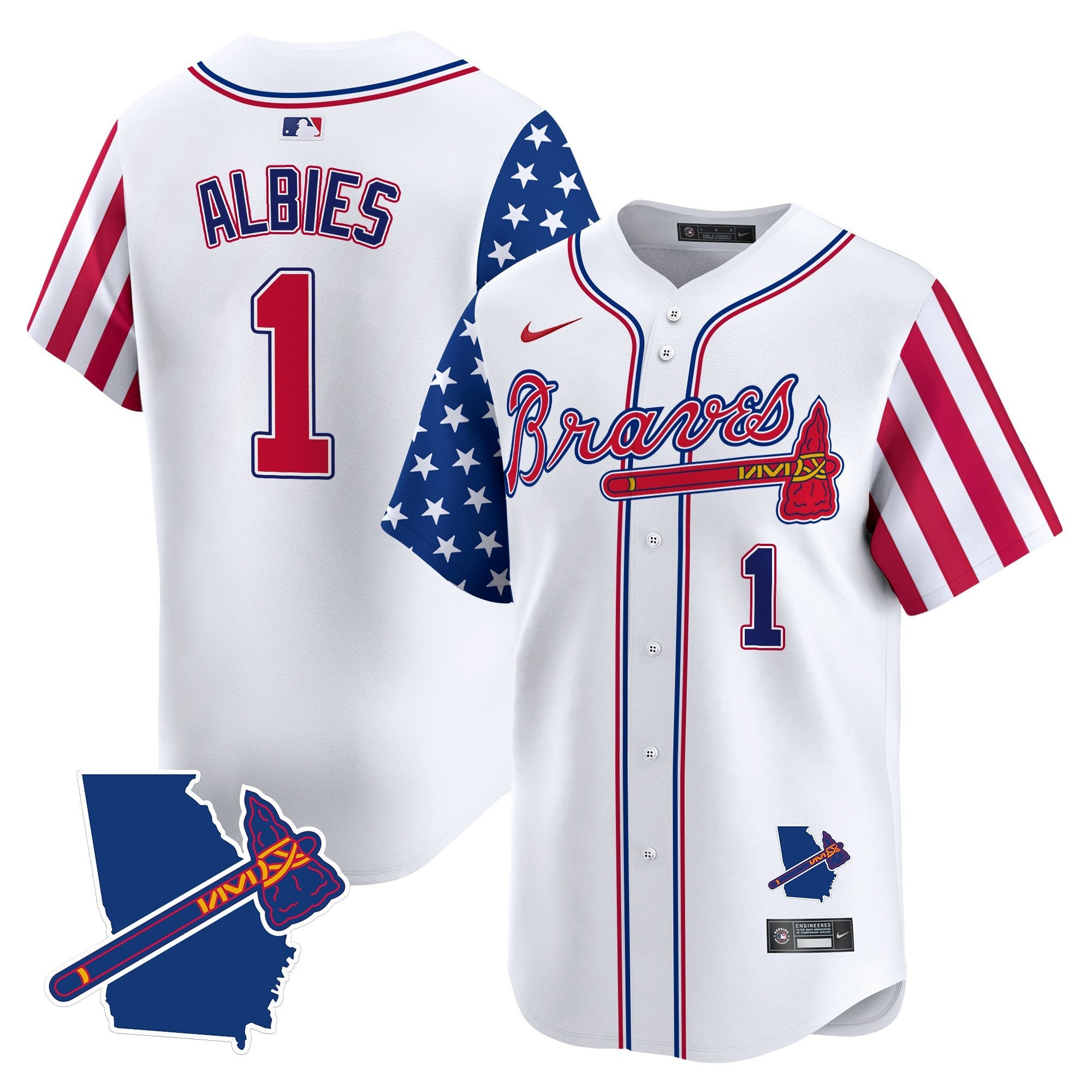 Men’s Atlanta 2025 Independence Day Vapor Premier Limited Jersey