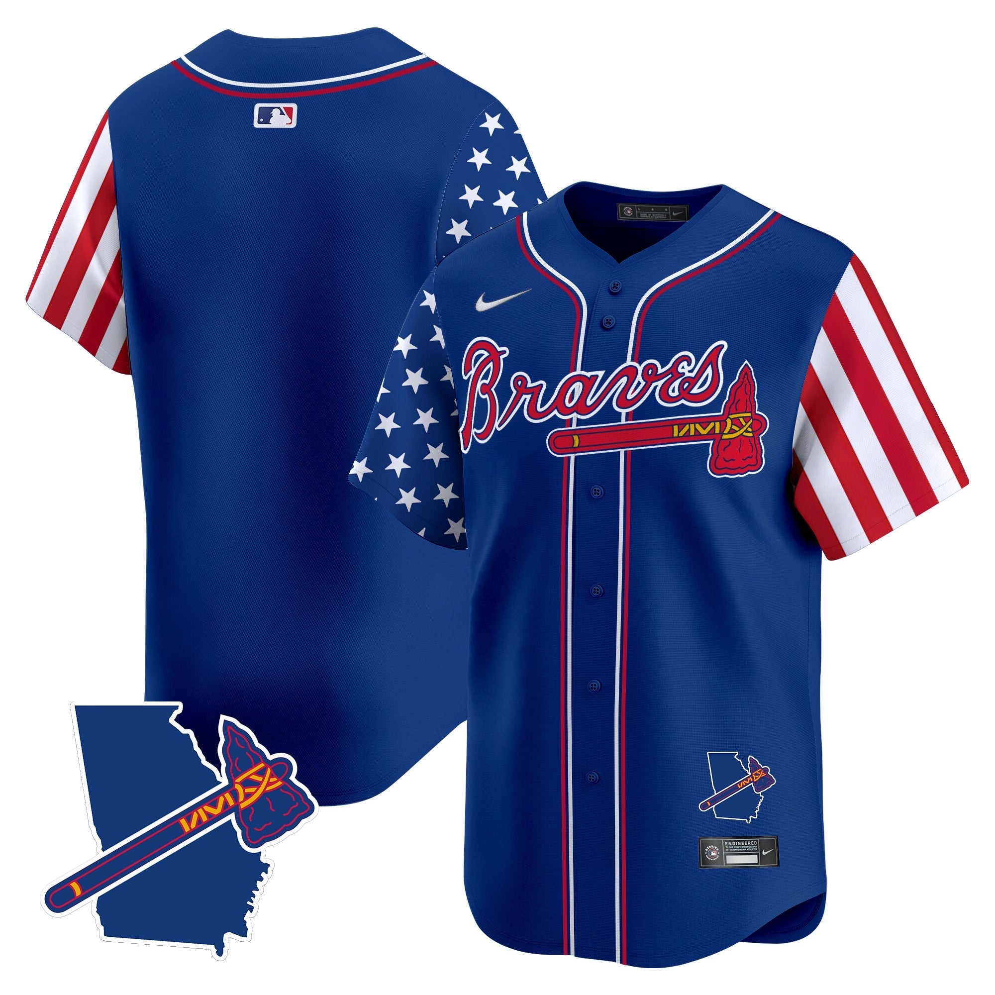 Men’s Atlanta 2025 Independence Day Vapor Premier Limited Jersey