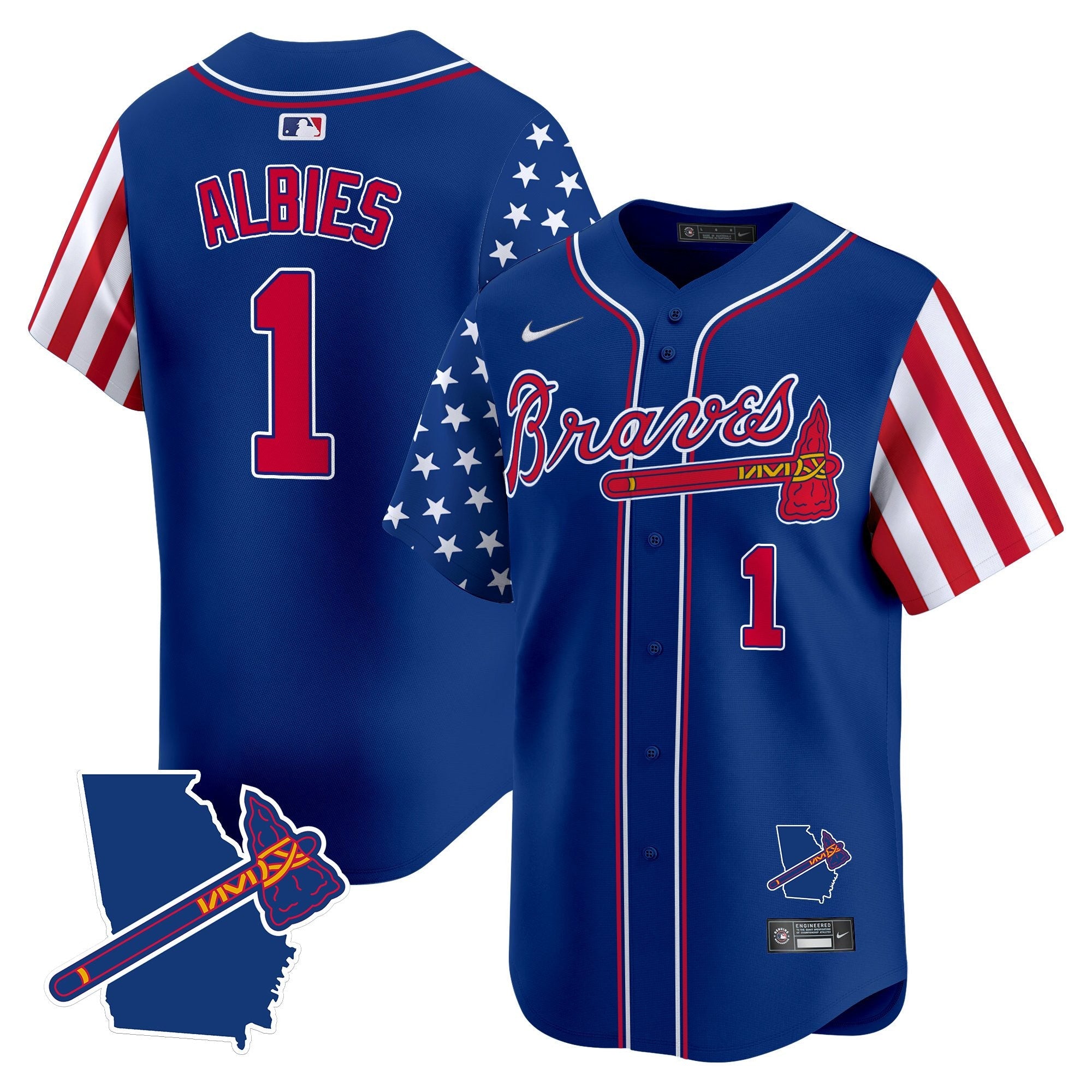 Men’s Atlanta 2025 Independence Day Vapor Premier Limited Jersey