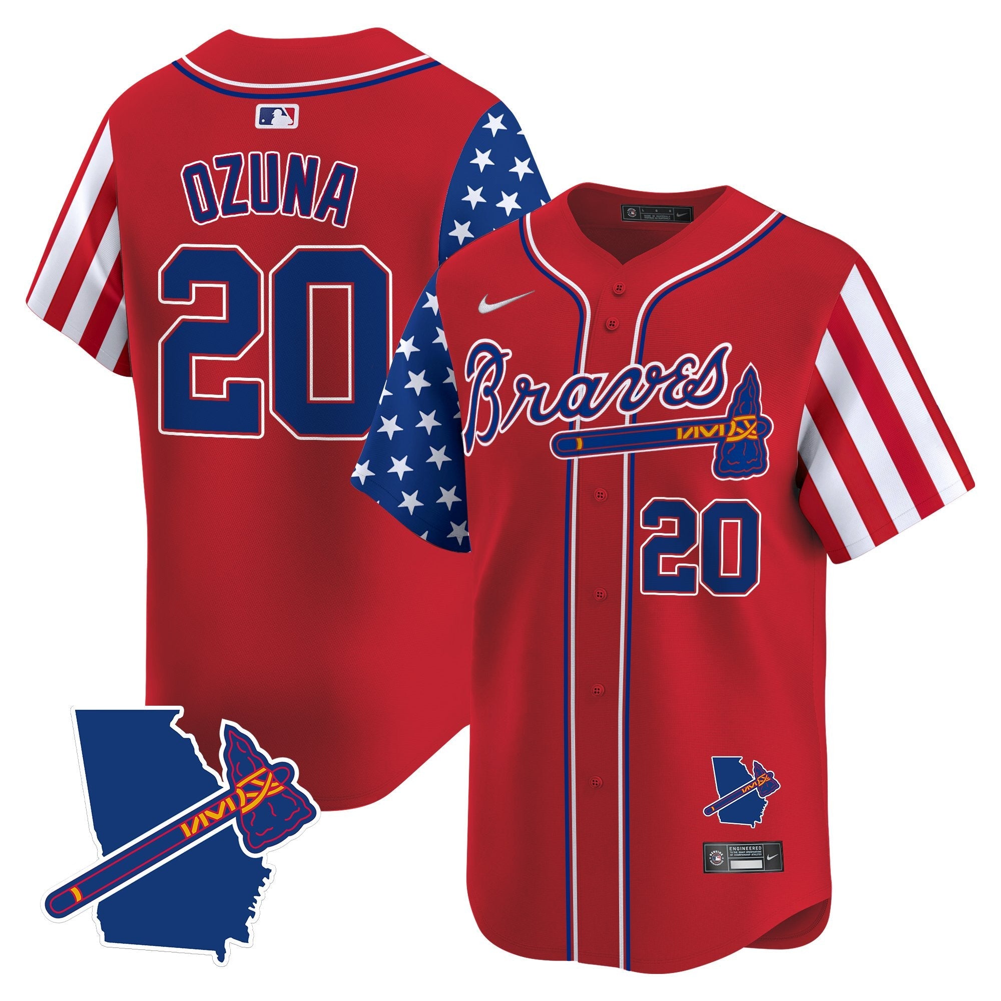 Men’s Atlanta 2025 Independence Day Vapor Premier Limited Jersey