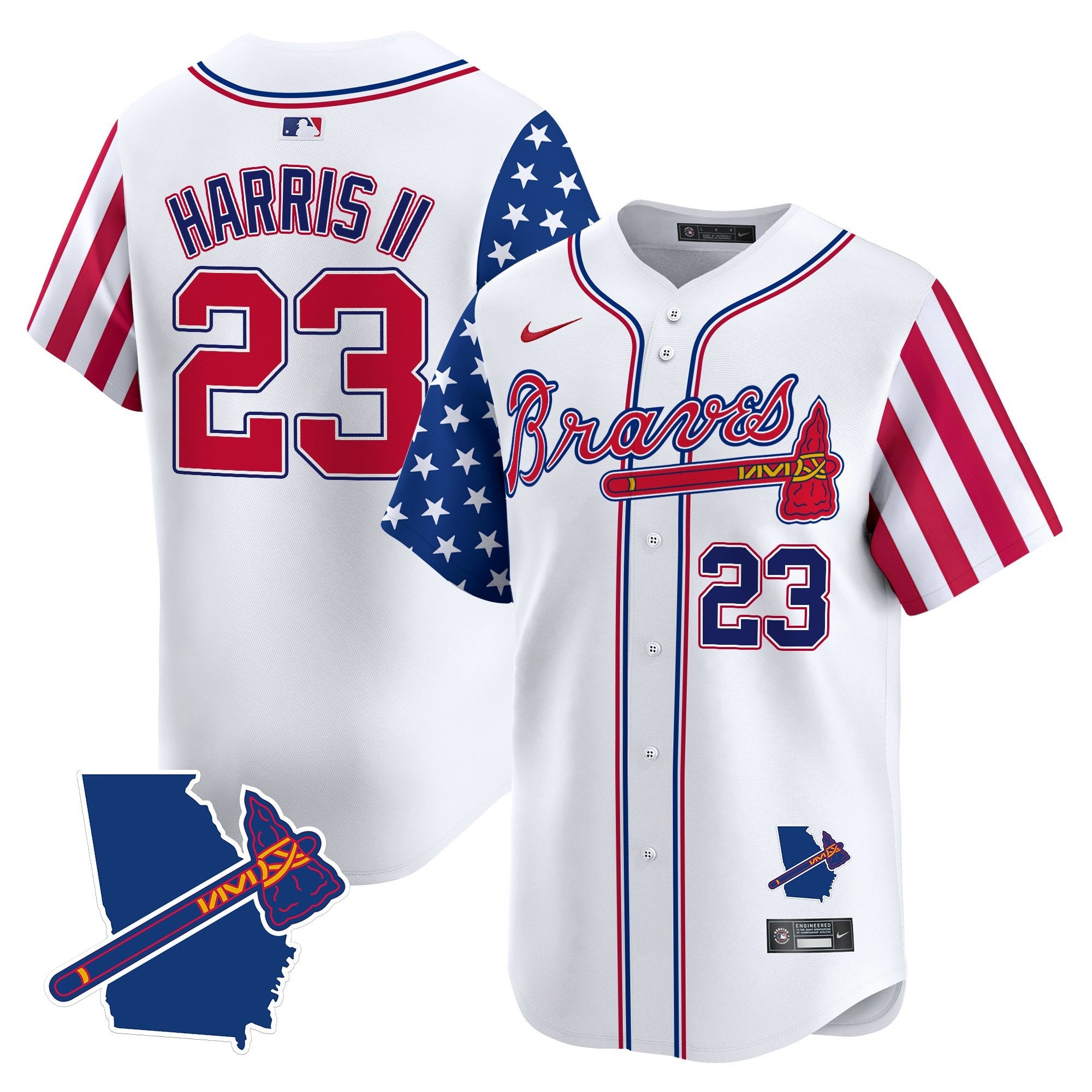 Men’s Atlanta 2025 Independence Day Vapor Premier Limited Jersey