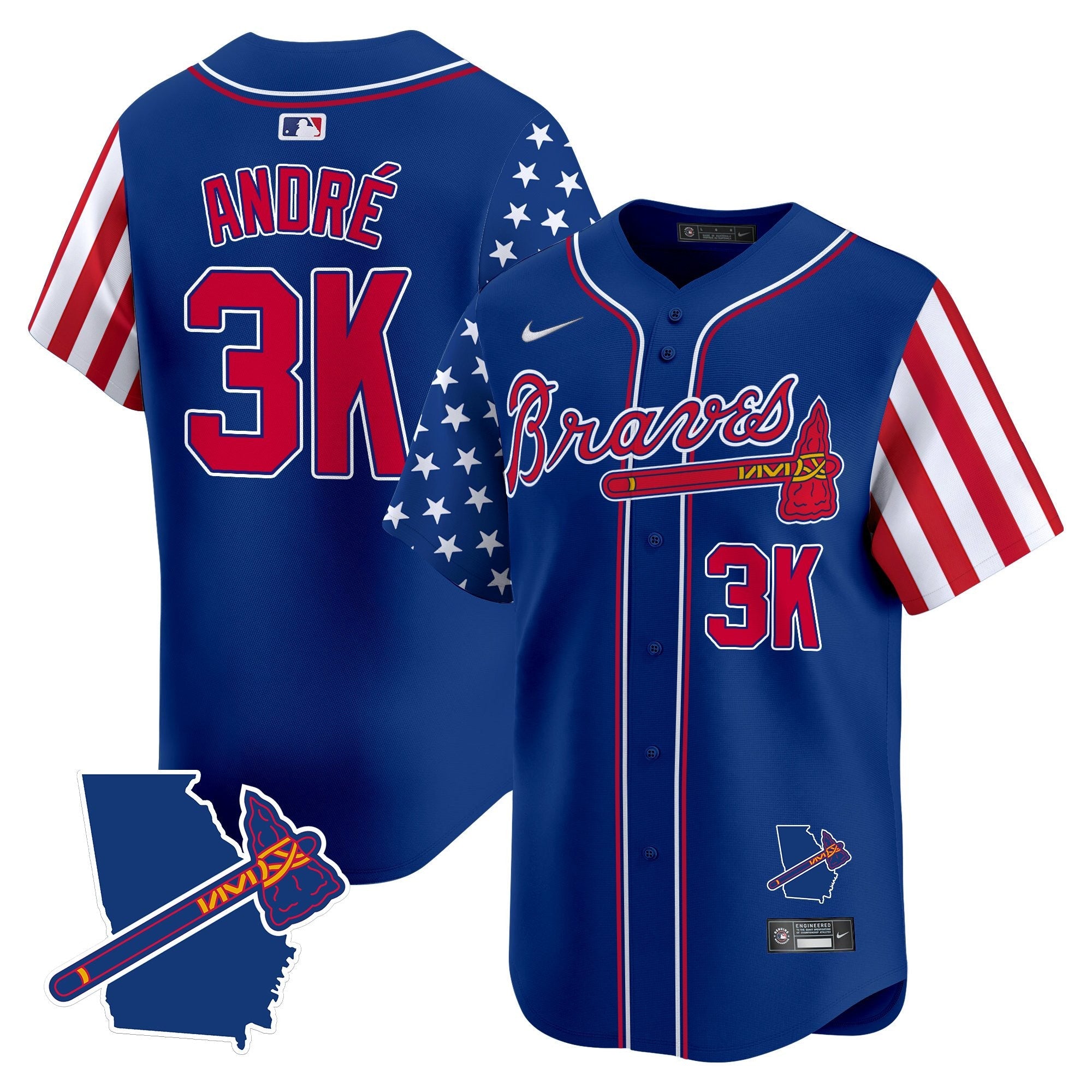 Men’s Atlanta 2025 Independence Day Vapor Premier Limited Jersey