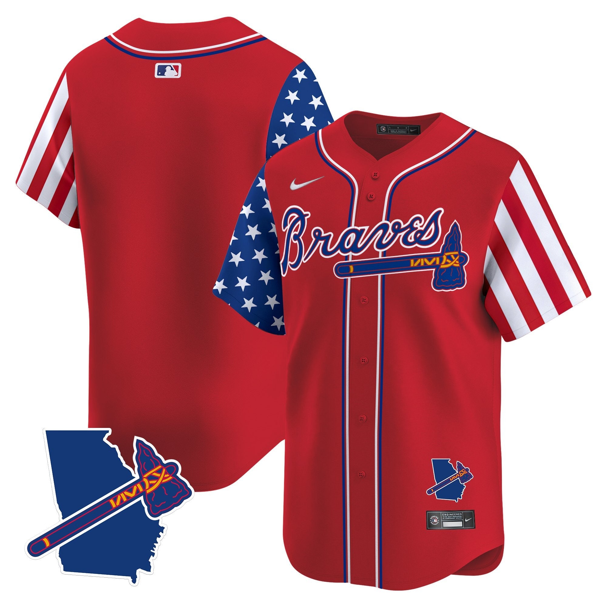 Men’s Atlanta 2025 Independence Day Vapor Premier Limited Jersey