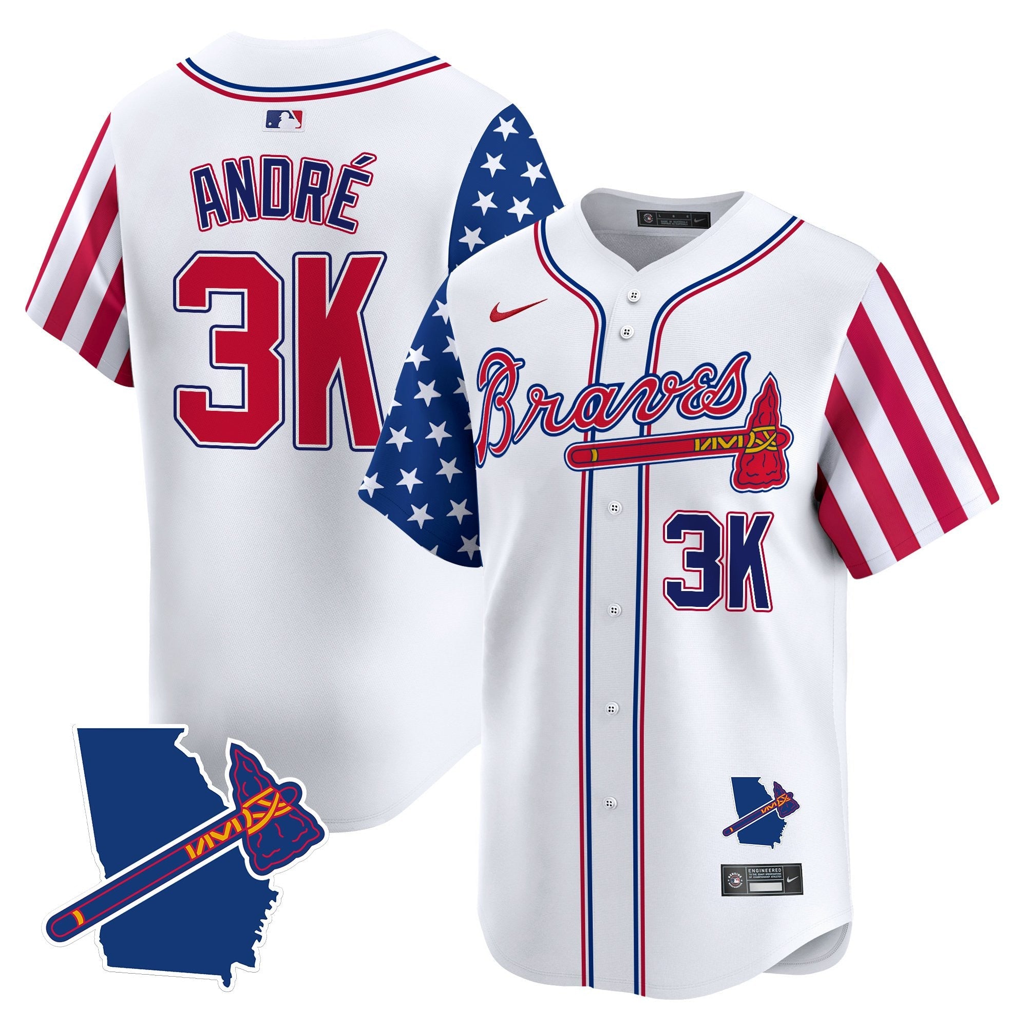 Men’s Atlanta 2025 Independence Day Vapor Premier Limited Jersey