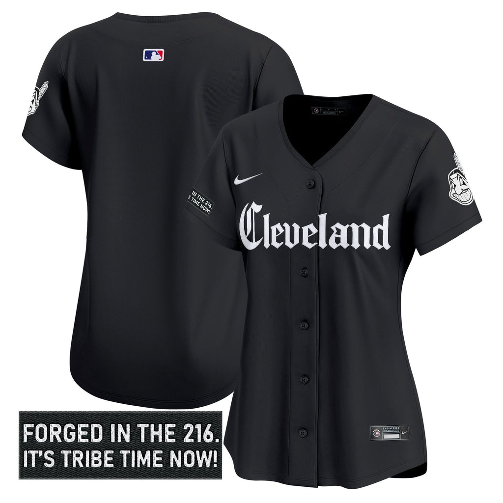 Women’s Cleveland Indians ‘Gothic Iron Edition’ Vapor Premier Limited Jersey