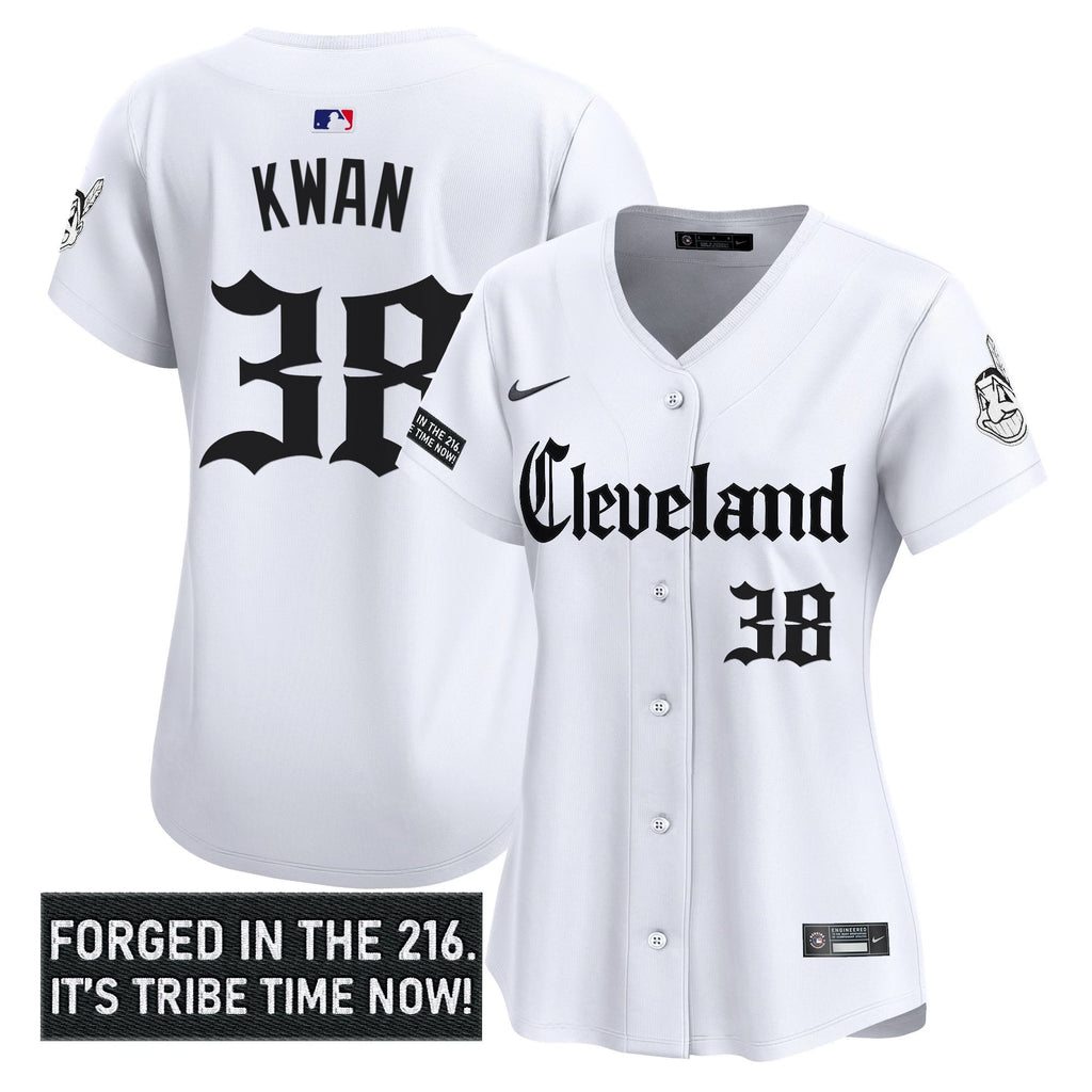 Women’s Cleveland Indians ‘Gothic Iron Edition’ Vapor Premier Limited Jersey