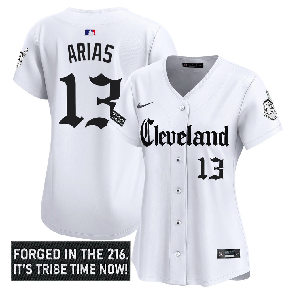 Women’s Cleveland Indians ‘Gothic Iron Edition’ Vapor Premier Limited Jersey