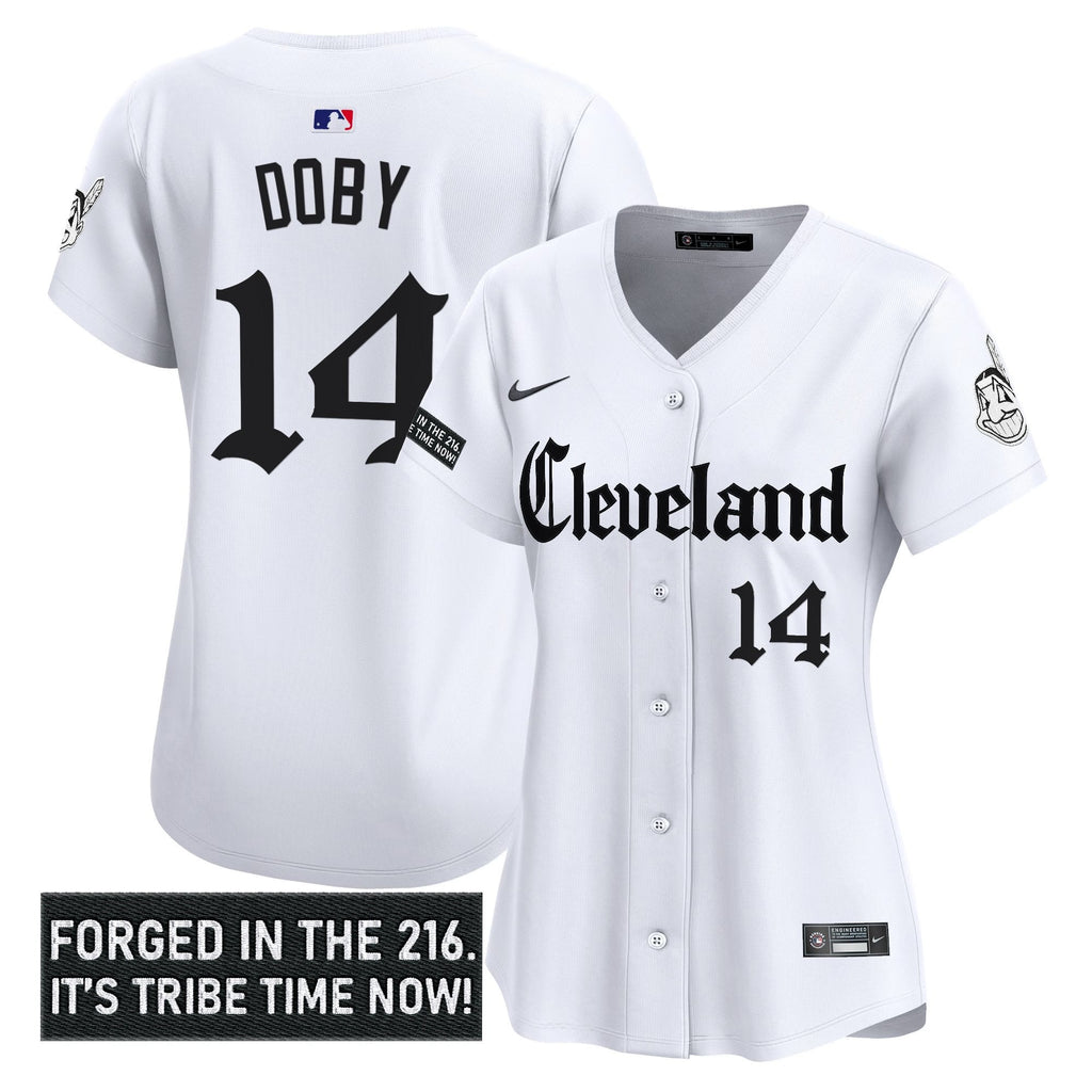 Women’s Cleveland Indians ‘Gothic Iron Edition’ Vapor Premier Limited Jersey