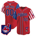Cleveland Indians 2025 Independence Day Vapor Premier Limited Custom Jersey