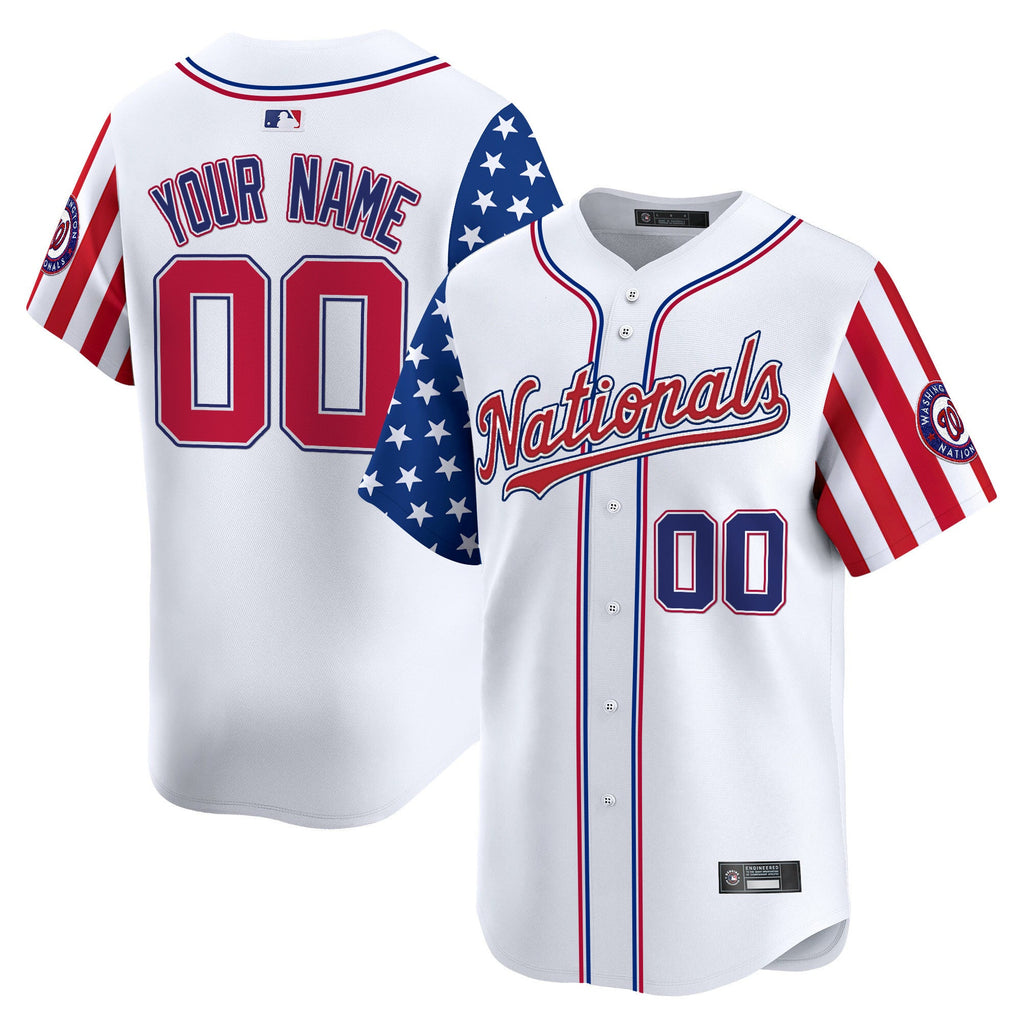 Washington 2025 Independence Day Vapor Premier Limited Custom Jersey