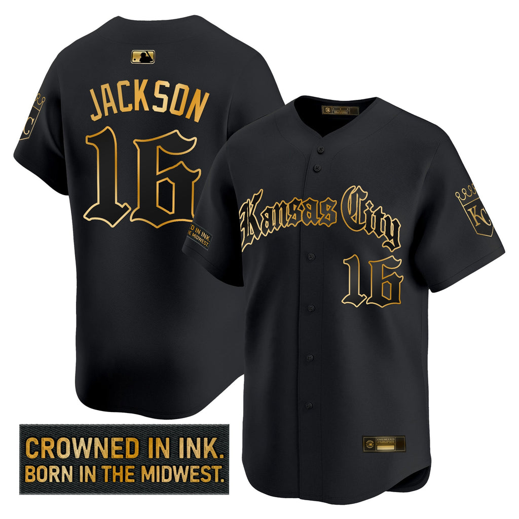 Men’s Kansas City ‘Gothic Crown Edition’ Gold Vapor Premier Limited Jersey