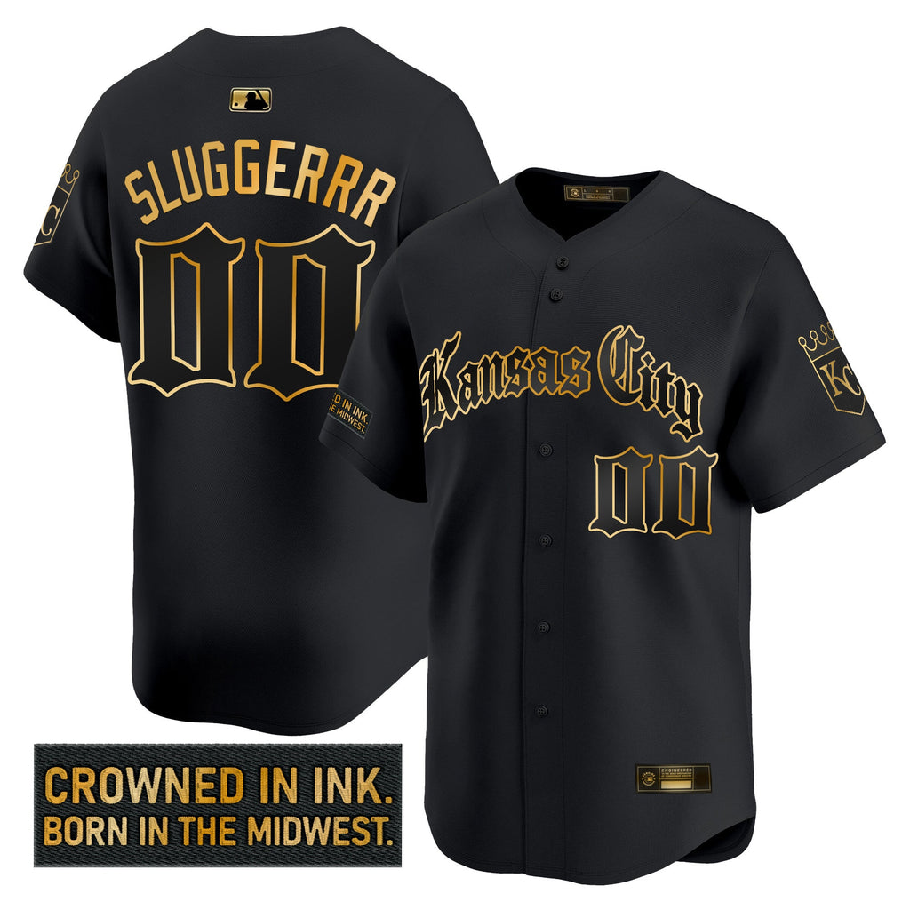 Men’s Kansas City ‘Gothic Crown Edition’ Gold Vapor Premier Limited Jersey