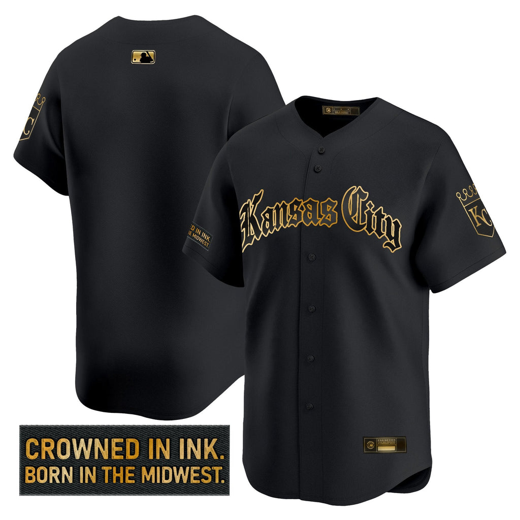 Men’s Kansas City ‘Gothic Crown Edition’ Gold Vapor Premier Limited Jersey