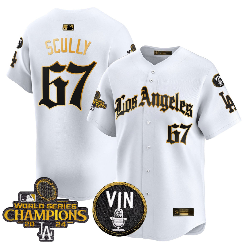 Men’s 2025 LA Gothic Style Gold Vapor Premier Limited Jersey
