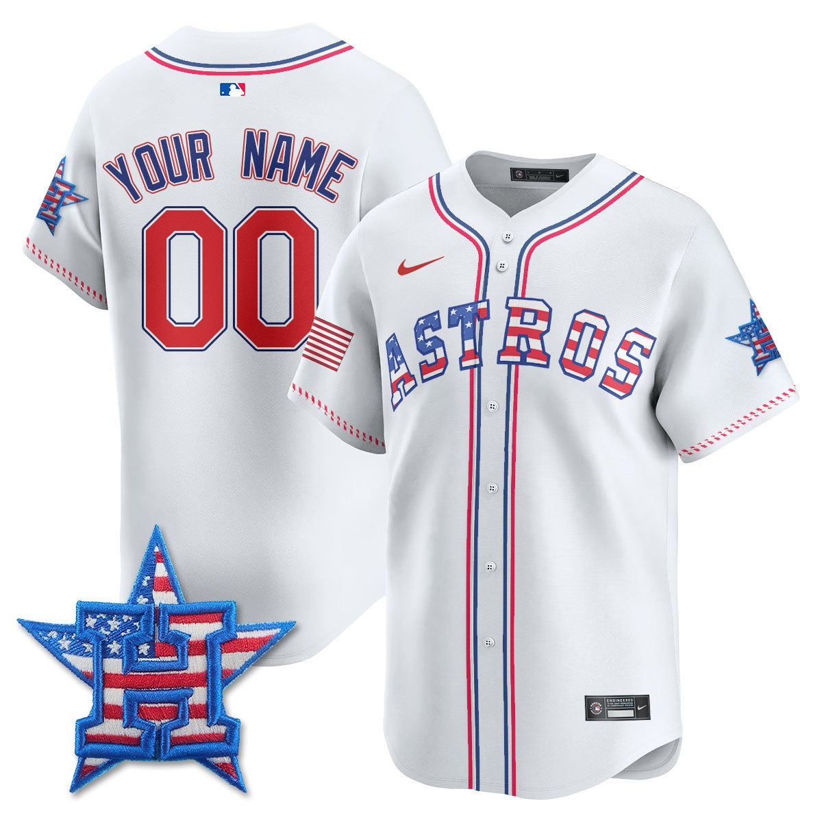 Houston 2025 Fourth of July Vapor Premier Limited Custom Jersey