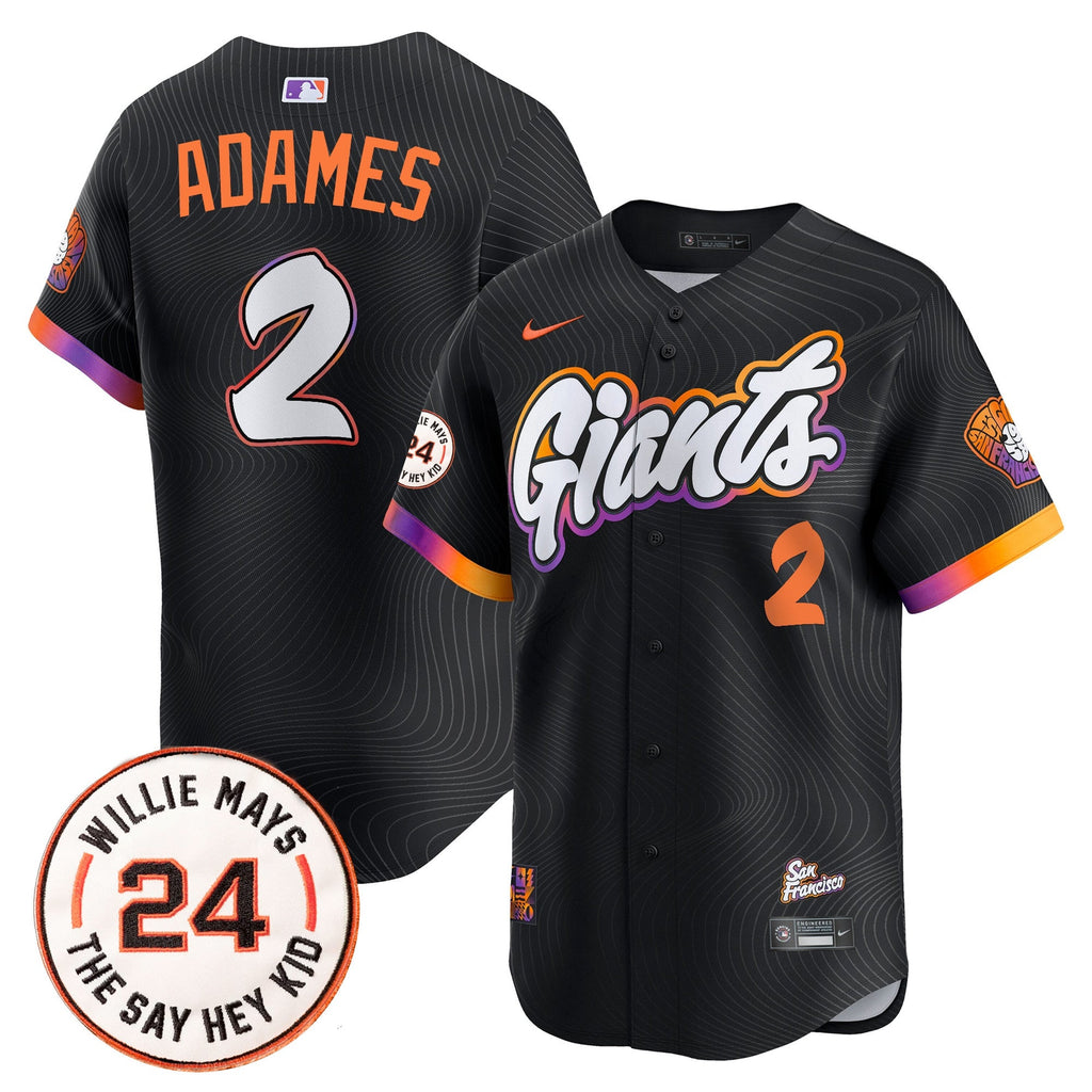 Men’s San Francisco 2025 Willie Mays Patch Vapor Premier Limited Jersey