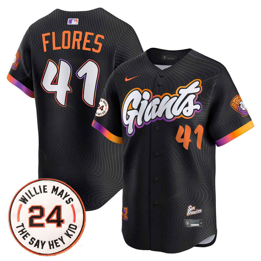 Men’s San Francisco 2025 Willie Mays Patch Vapor Premier Limited Jersey