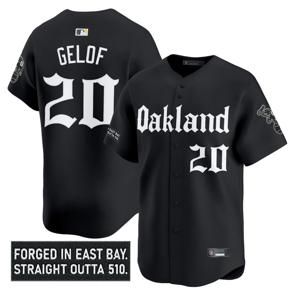 Men’s Oakland ‘Gothic East Bay Edition’ Vapor Premier Limited Jersey