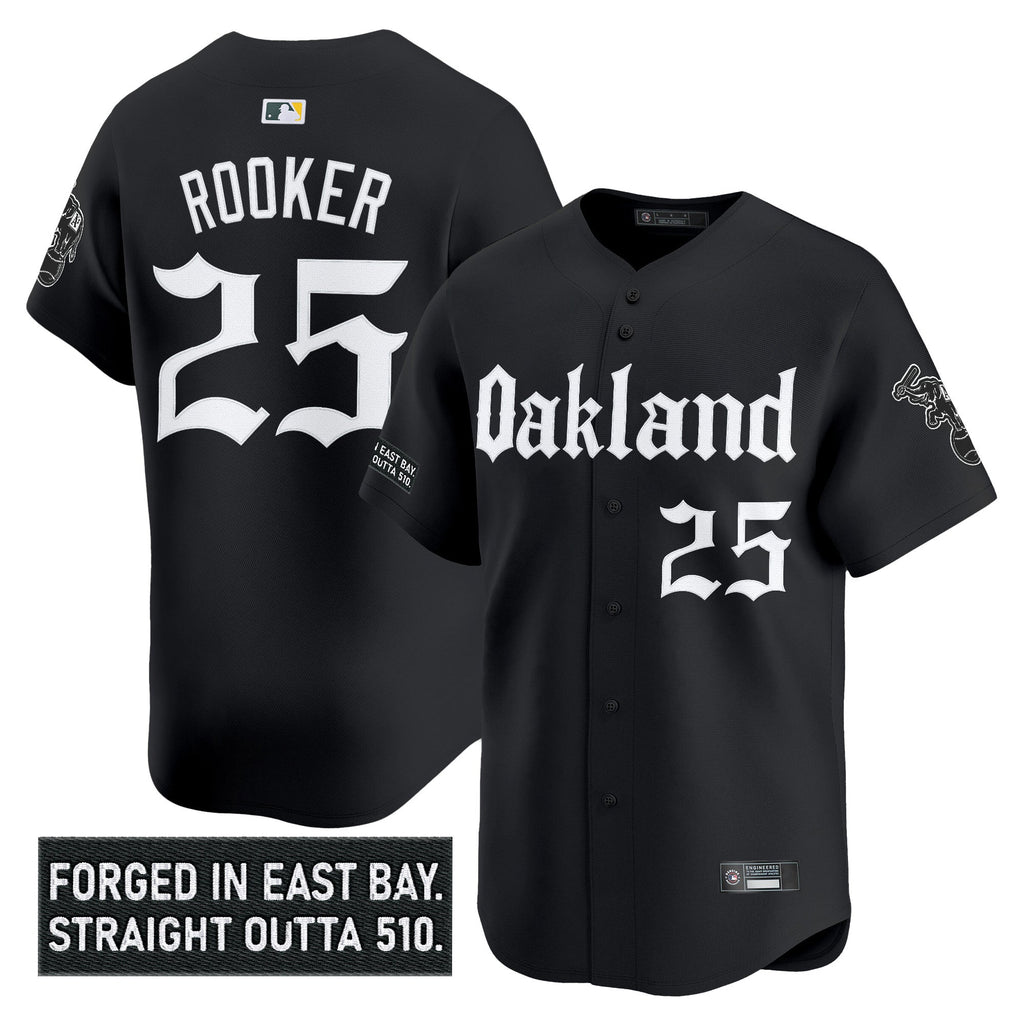 Men’s Oakland ‘Gothic East Bay Edition’ Vapor Premier Limited Jersey