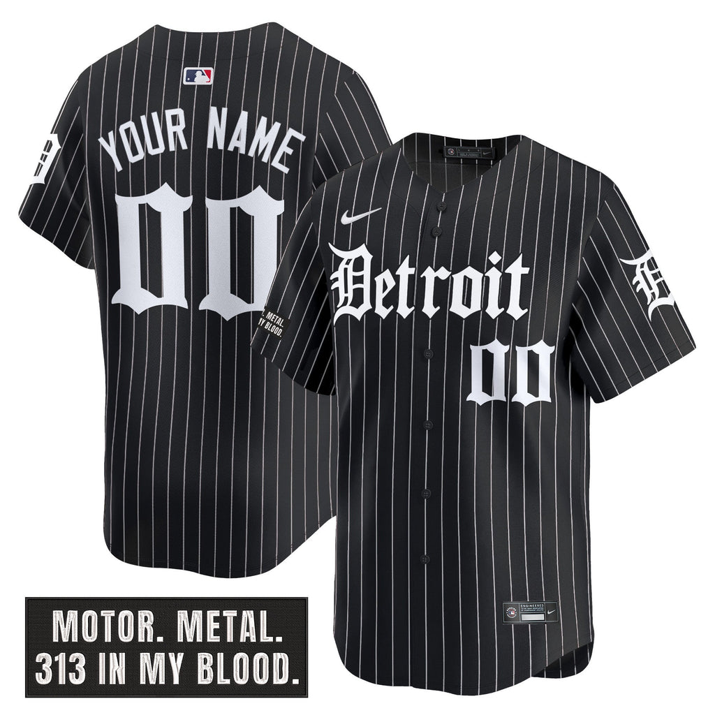 Detroit ‘Motor Gothic Edition’ Vapor Premier Limited Custom Jersey