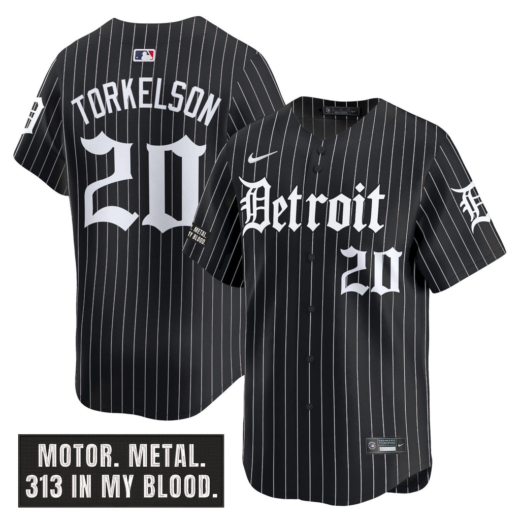 Men’s Detroit ‘Motor Gothic Edition’ Vapor Premier Limited Jersey
