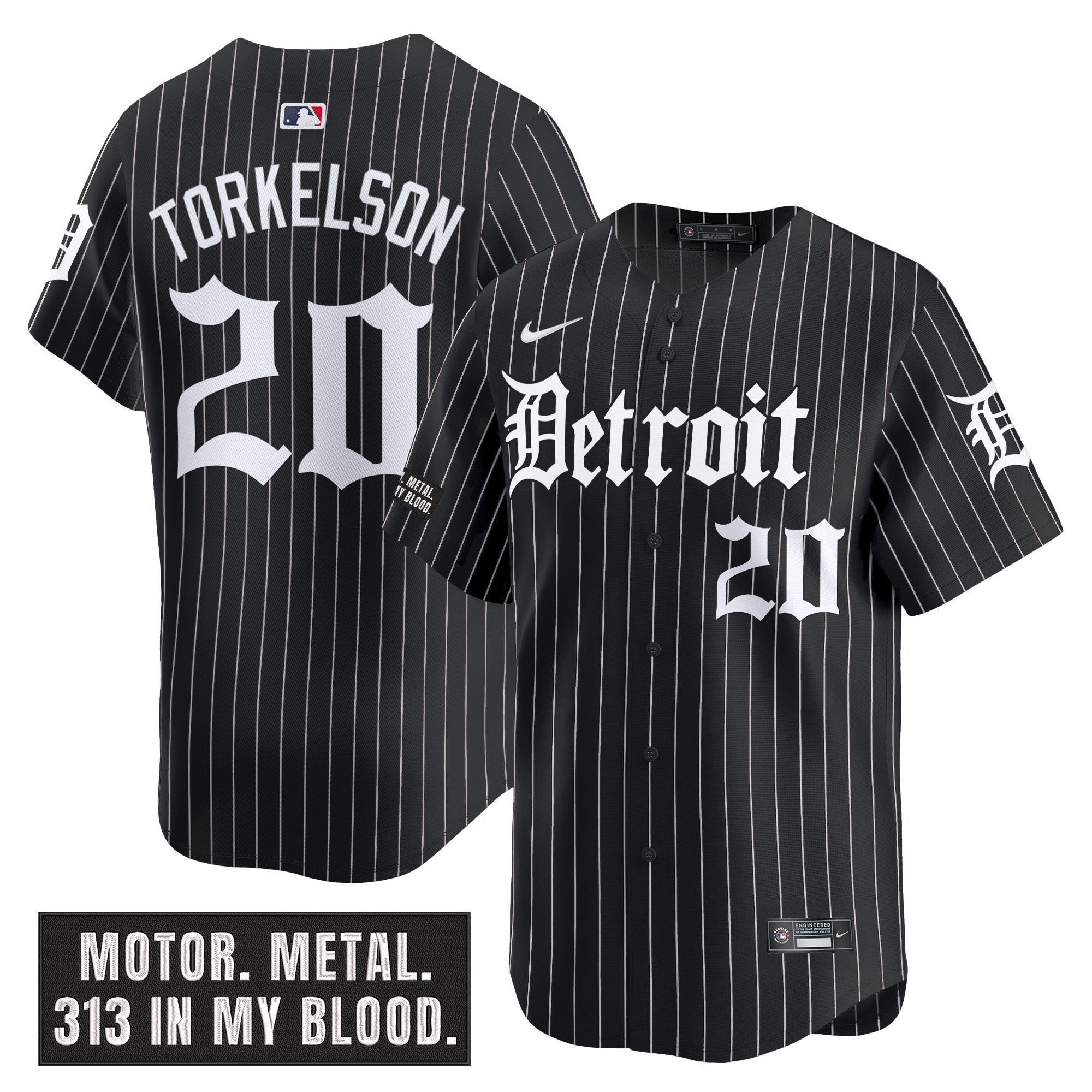 Men’s Detroit ‘Motor Gothic Edition’ Vapor Premier Limited Jersey