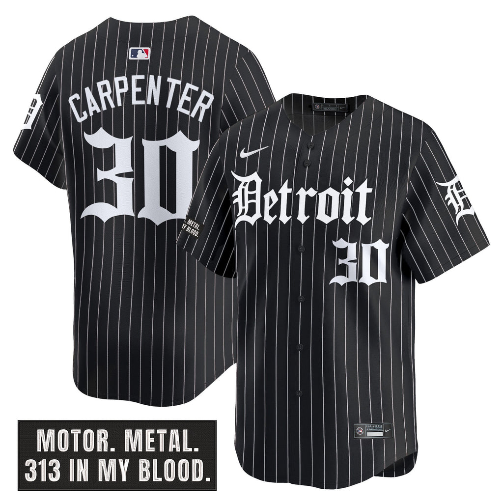 Men’s Detroit ‘Motor Gothic Edition’ Vapor Premier Limited Jersey