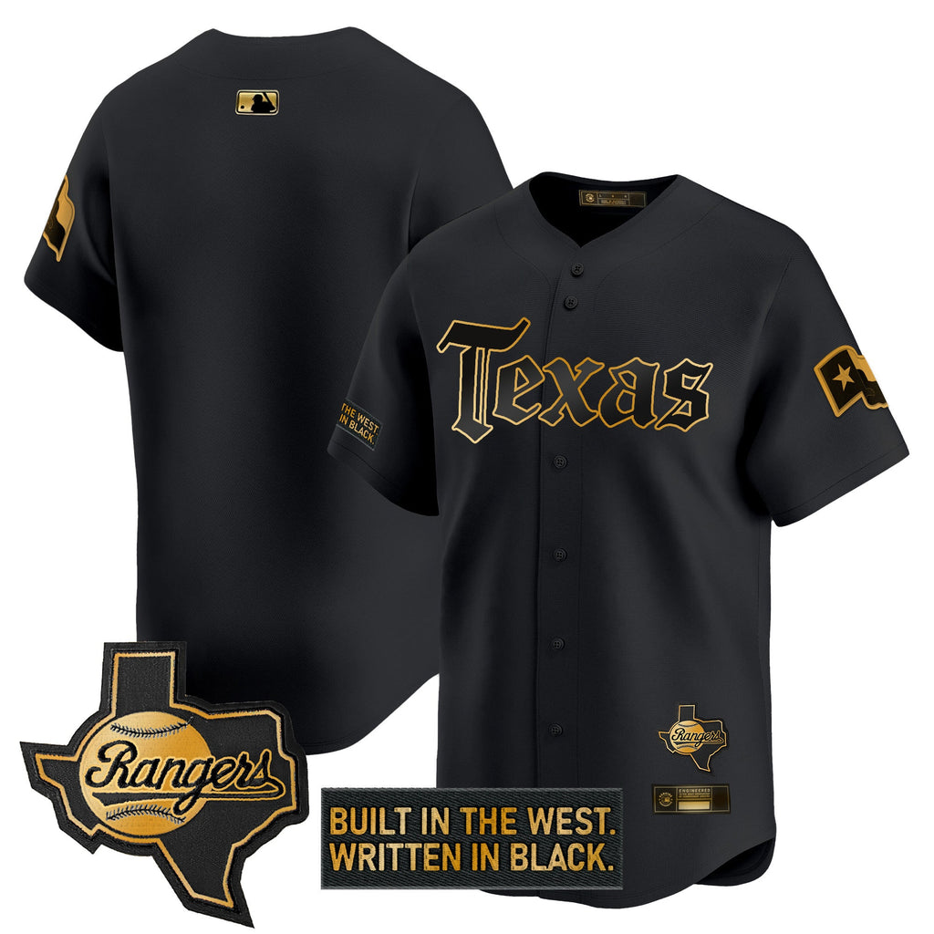 Men’s Texas ‘Gothic Frontier Edition’ Gold Vapor Premier Limited Jersey