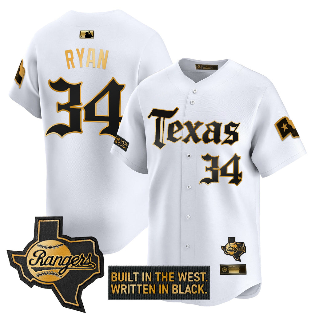 Men’s Texas ‘Gothic Frontier Edition’ Gold Vapor Premier Limited Jersey