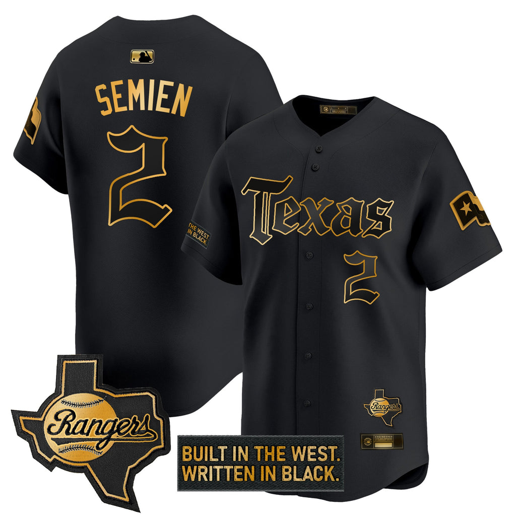 Men’s Texas ‘Gothic Frontier Edition’ Gold Vapor Premier Limited Jersey