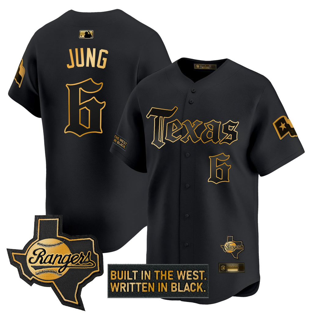 Men’s Texas ‘Gothic Frontier Edition’ Gold Vapor Premier Limited Jersey