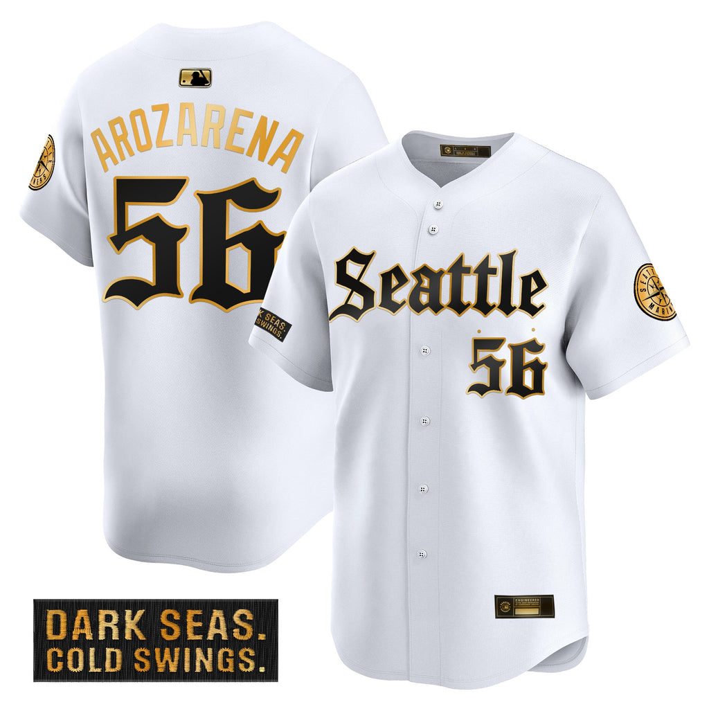 Men’s Seattle ‘Deep Sea Gothic Edition’ Gold Vapor Premier Limited Jersey