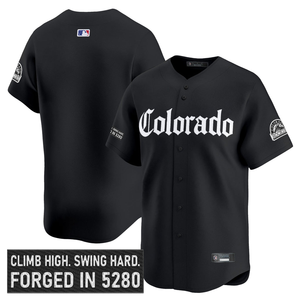Men’s Colorado ‘Gothic Mile High Shadows Edition’ Vapor Premier Limited Jersey