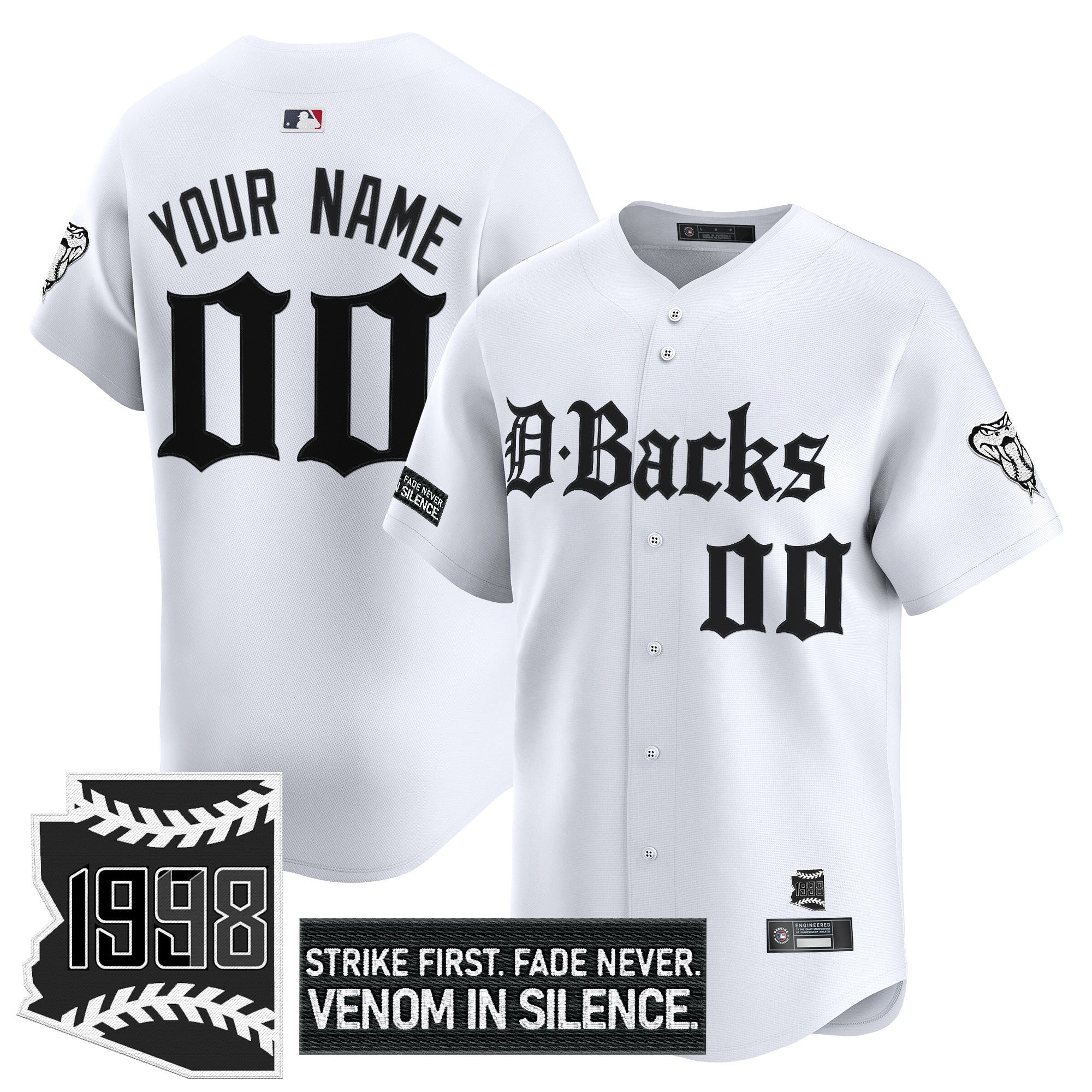 Arizona ‘Gothic Desert Fang Edition’ Vapor Premier Limited Custom Jersey V2
