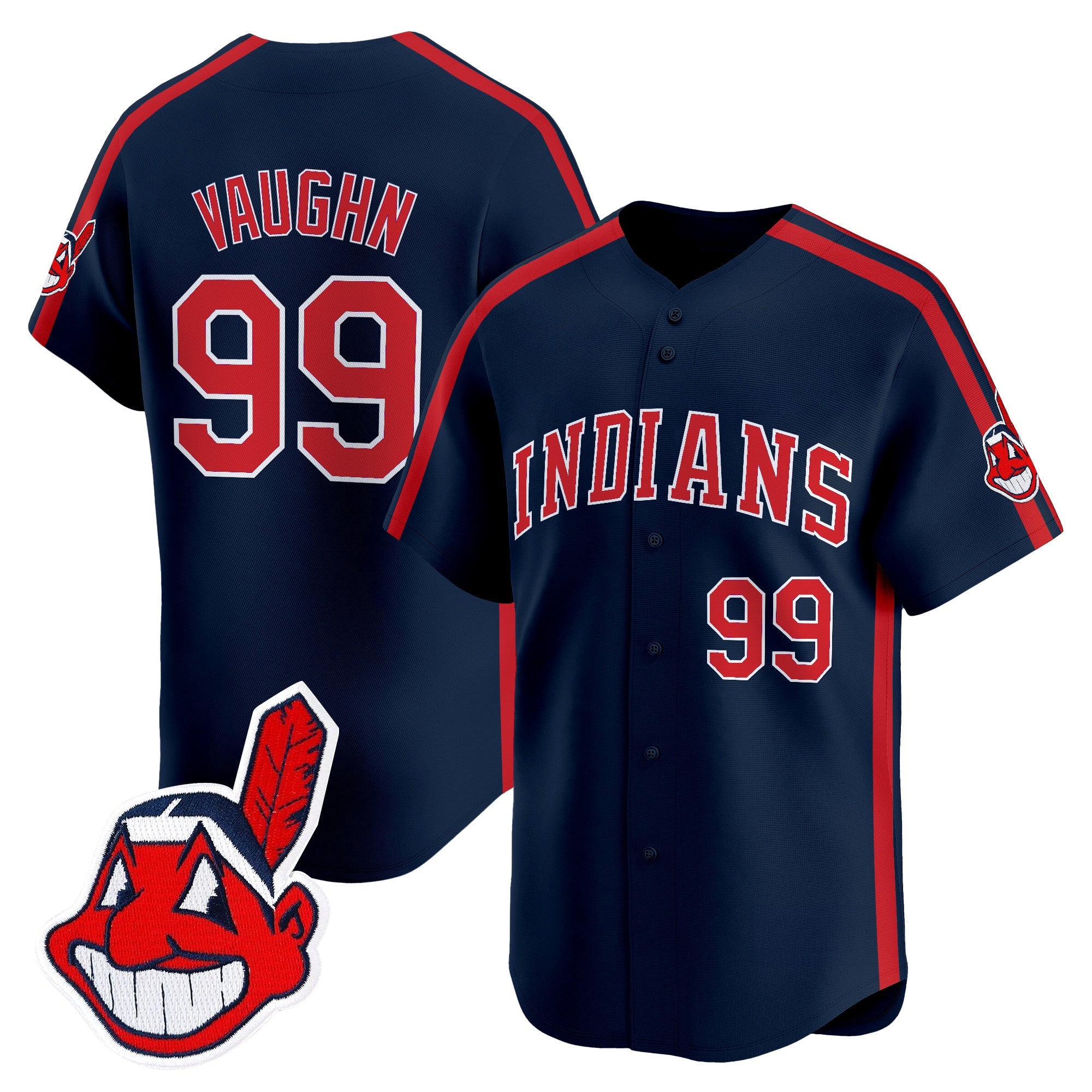 Men’s Cleveland Indians Ricky ‘Wild Thing’ Vaughn Vapor Premier Limited Jersey