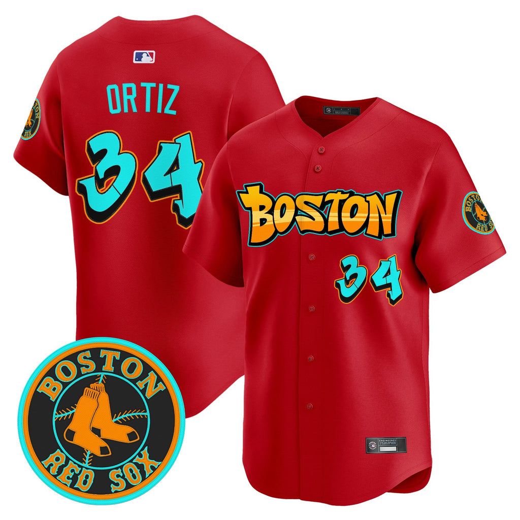 Men’s Boston ‘Graffiti Streetstyle Edition’ Vapor Premier Limited Jersey